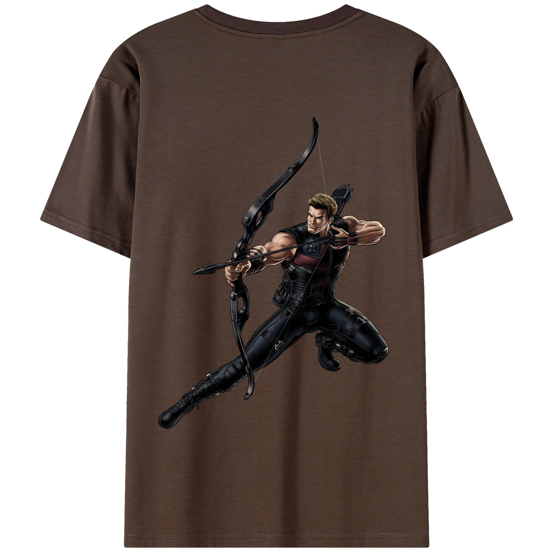 （画像用） アベンジャーズ The Avengers 綿100％半袖Tシャツ（背面プリント）