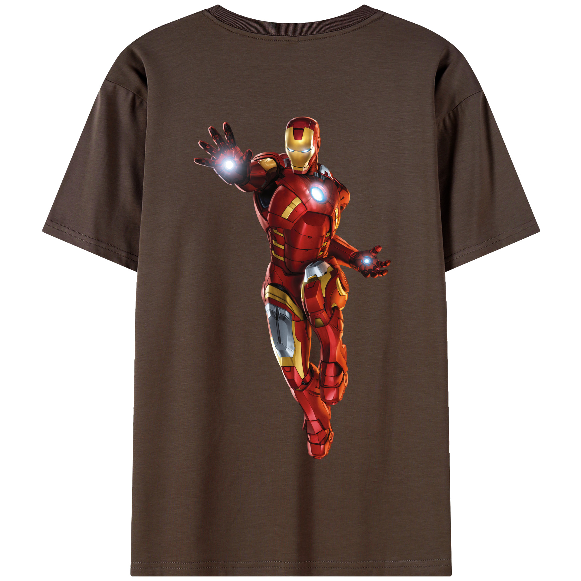 （画像用） アベンジャーズ The Avengers 綿100％半袖Tシャツ（背面プリント）