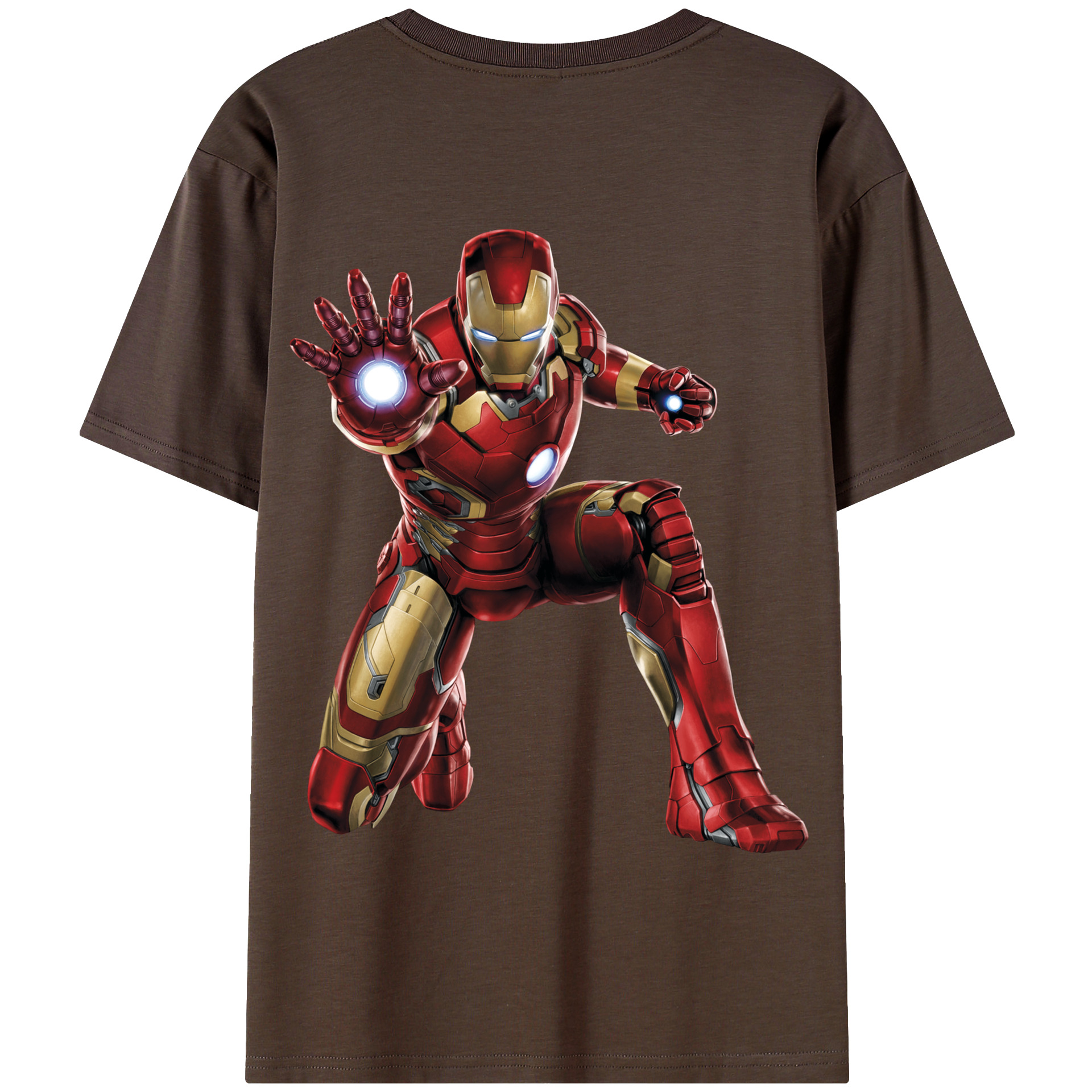 （画像用） アベンジャーズ The Avengers 綿100％半袖Tシャツ（背面プリント）