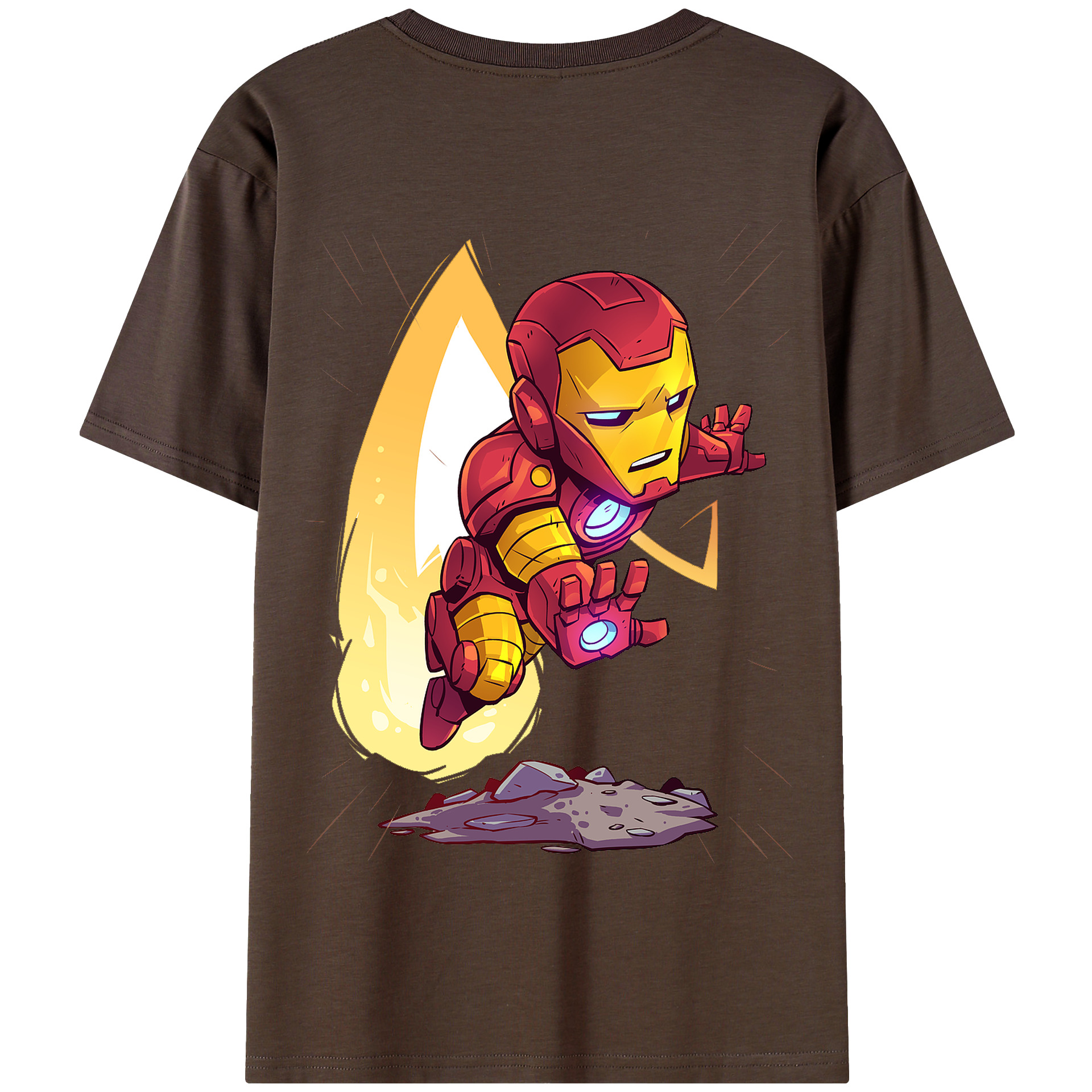 （画像用） アベンジャーズ The Avengers 綿100％半袖Tシャツ（背面プリント）