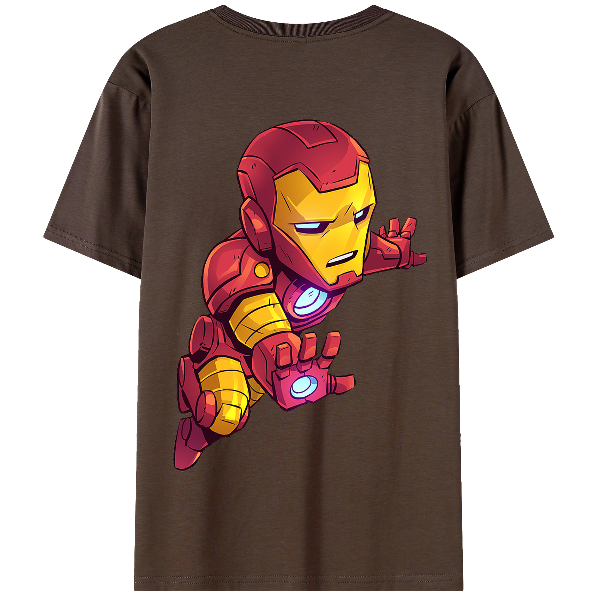 （画像用） アベンジャーズ The Avengers 綿100％半袖Tシャツ（背面プリント）