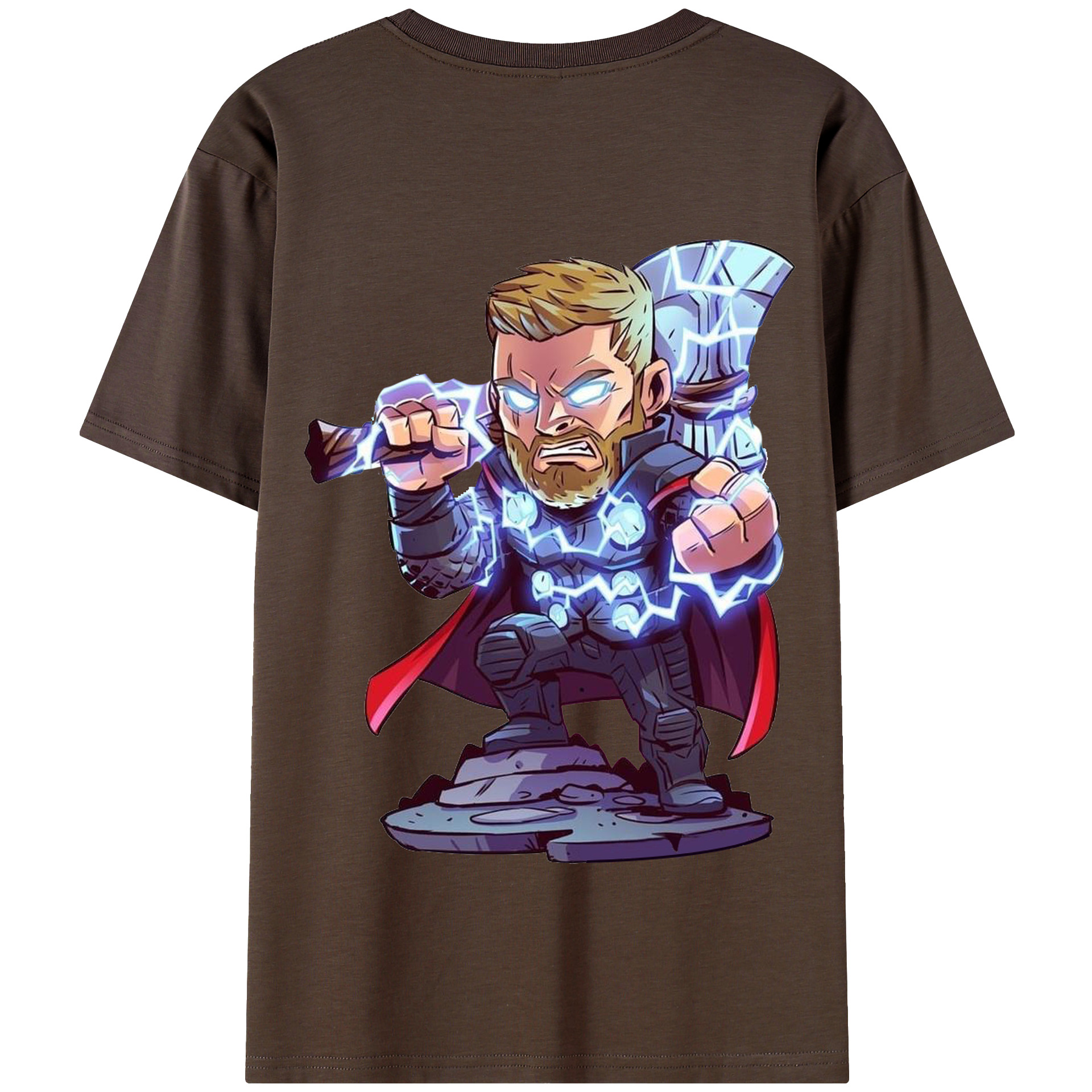 （画像用） アベンジャーズ The Avengers 綿100％半袖Tシャツ（背面プリント）