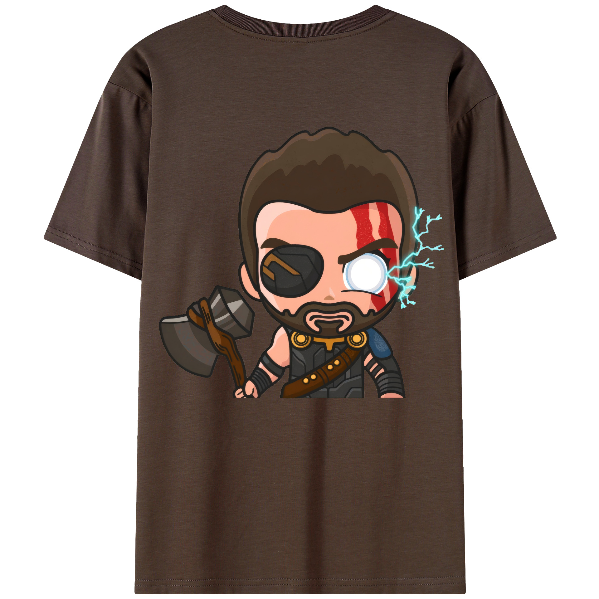 （画像用） アベンジャーズ The Avengers 綿100％半袖Tシャツ（背面プリント）