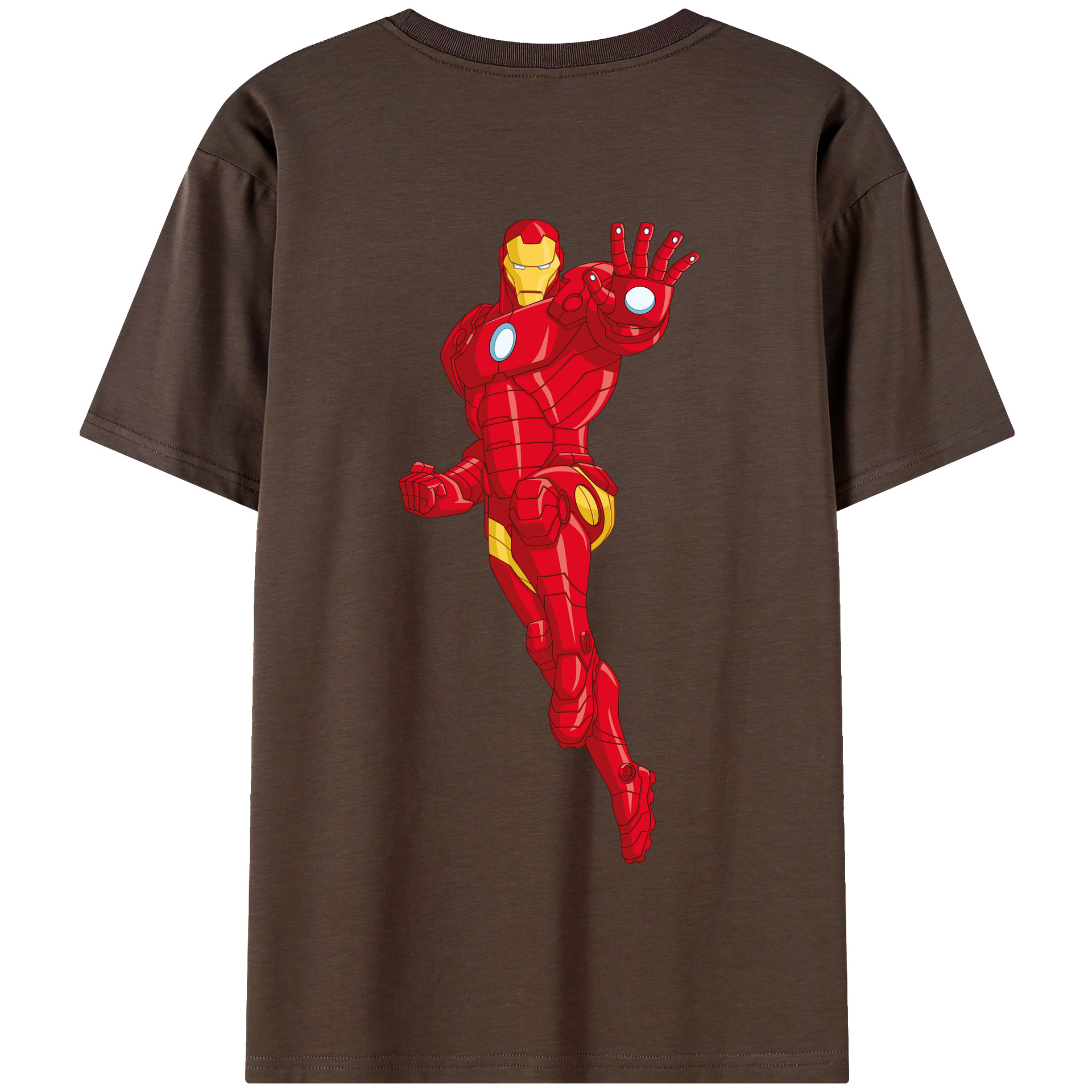 （画像用） アベンジャーズ The Avengers 綿100％半袖Tシャツ（背面プリント）