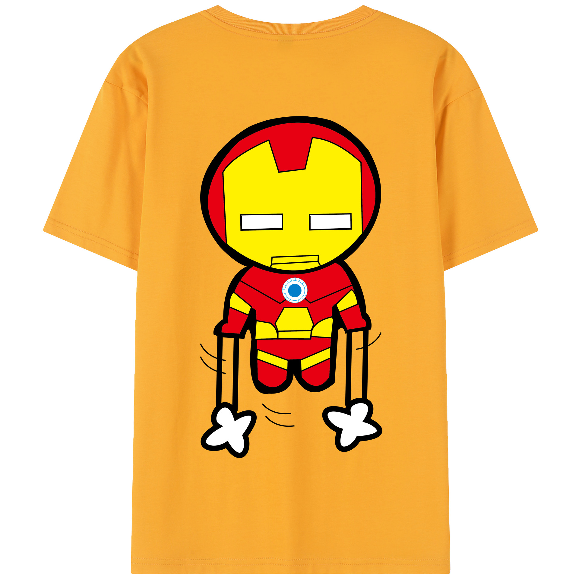 （画像用） アベンジャーズ The Avengers 綿100％半袖Tシャツ（背面プリント）