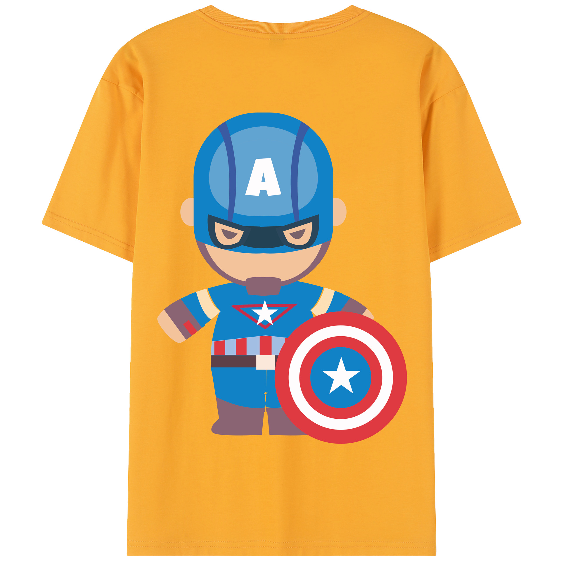 （画像用） アベンジャーズ The Avengers 綿100％半袖Tシャツ（背面プリント）