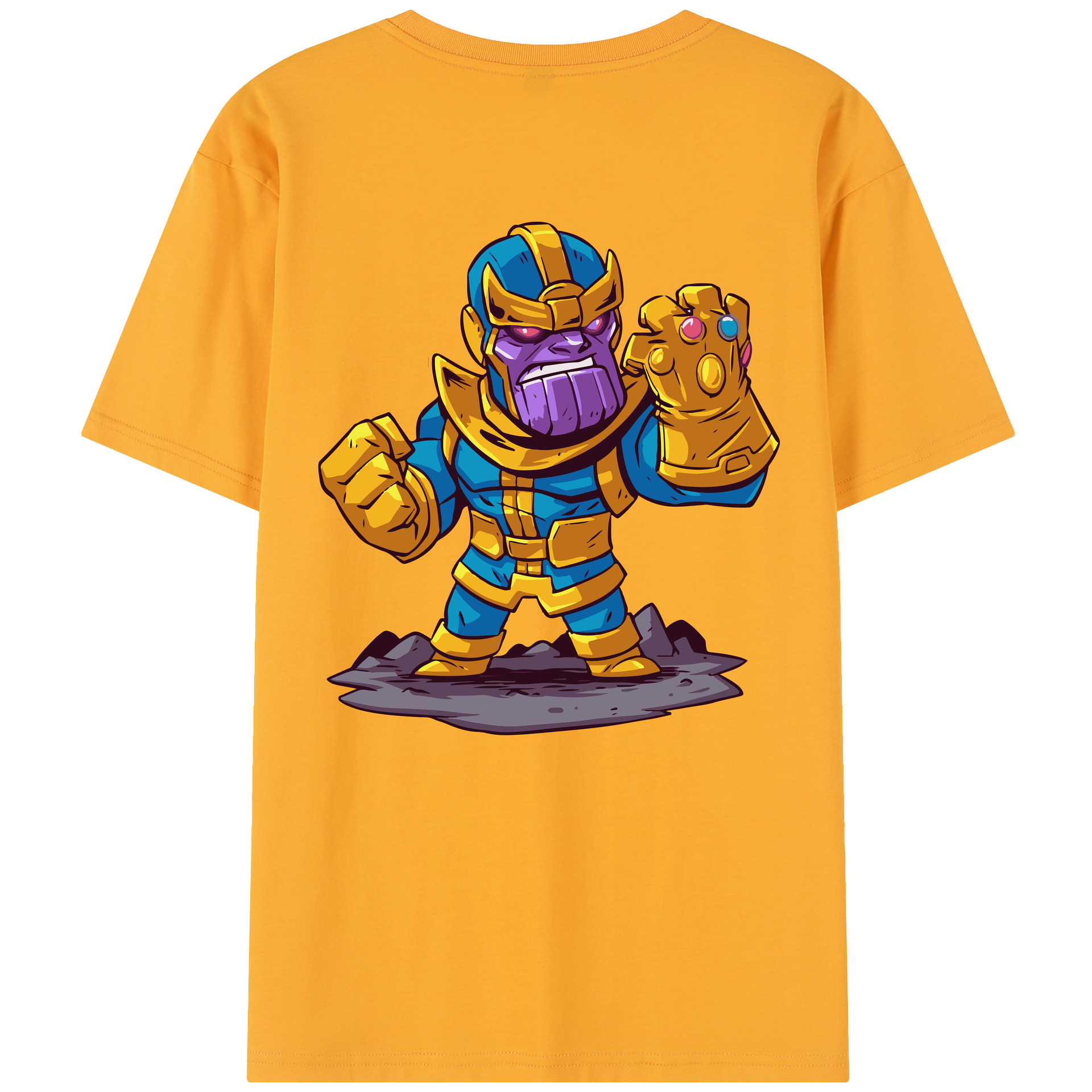 （画像用） アベンジャーズ The Avengers 綿100％半袖Tシャツ（背面プリント）
