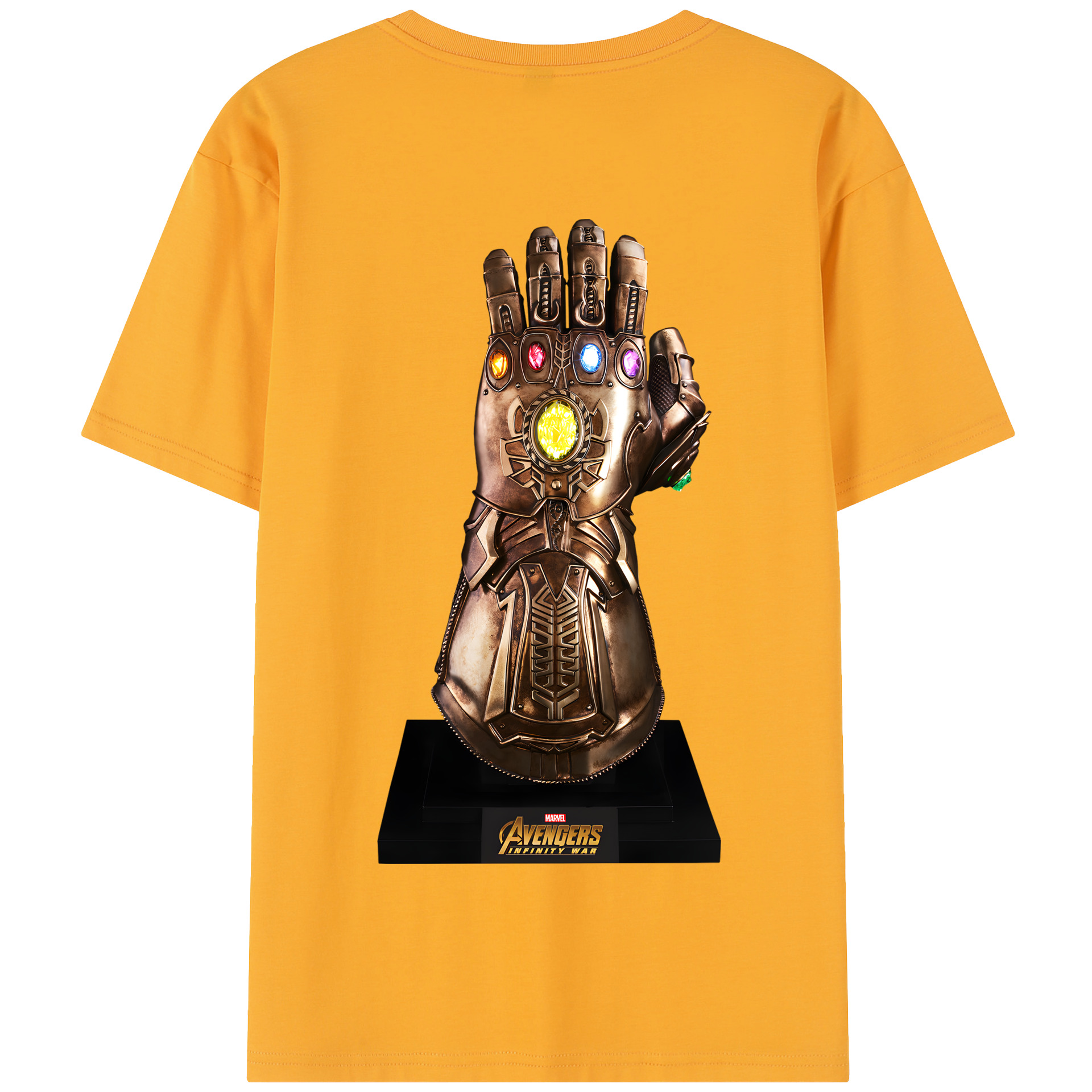（画像用） アベンジャーズ The Avengers 綿100％半袖Tシャツ（背面プリント）