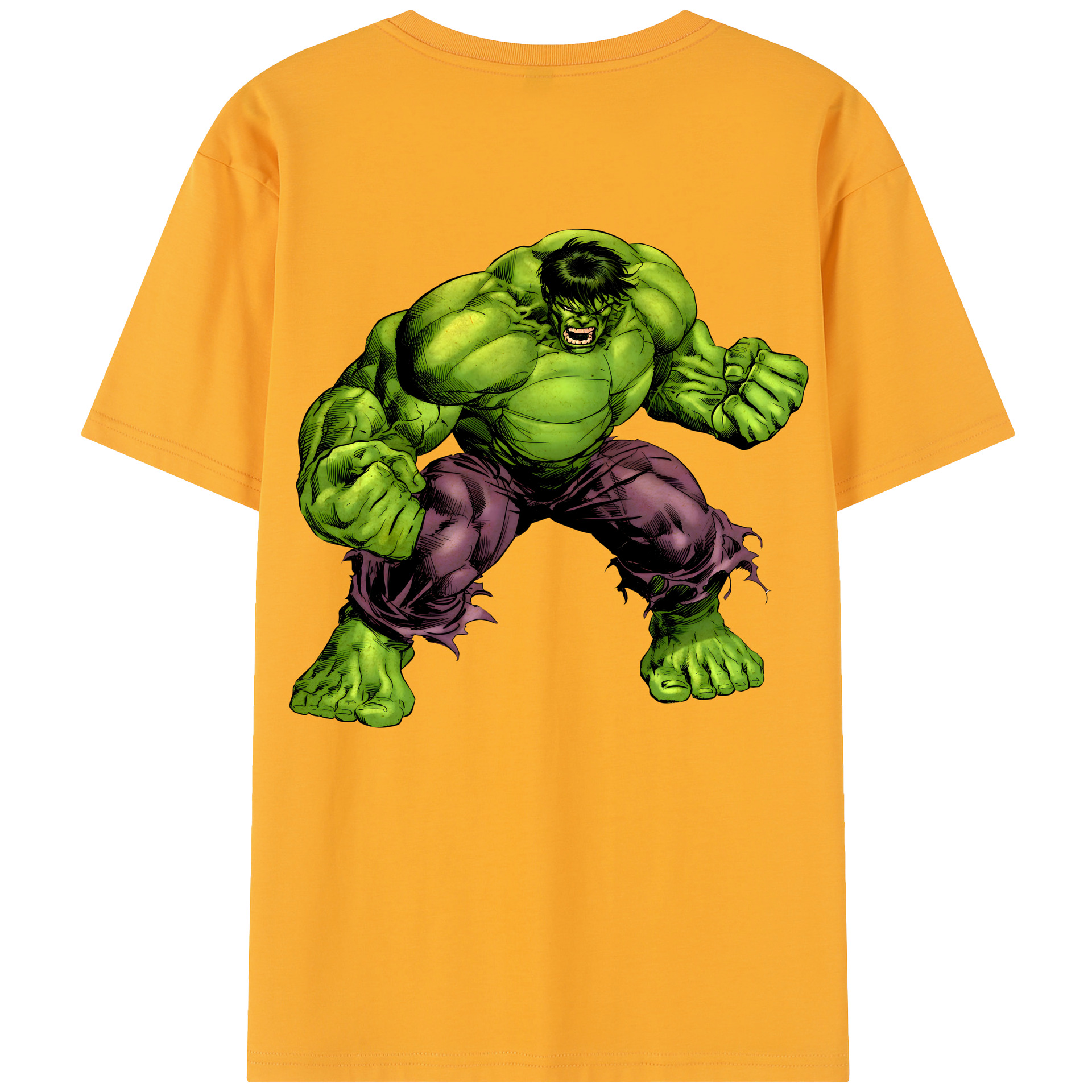 （画像用） アベンジャーズ The Avengers 綿100％半袖Tシャツ（背面プリント）