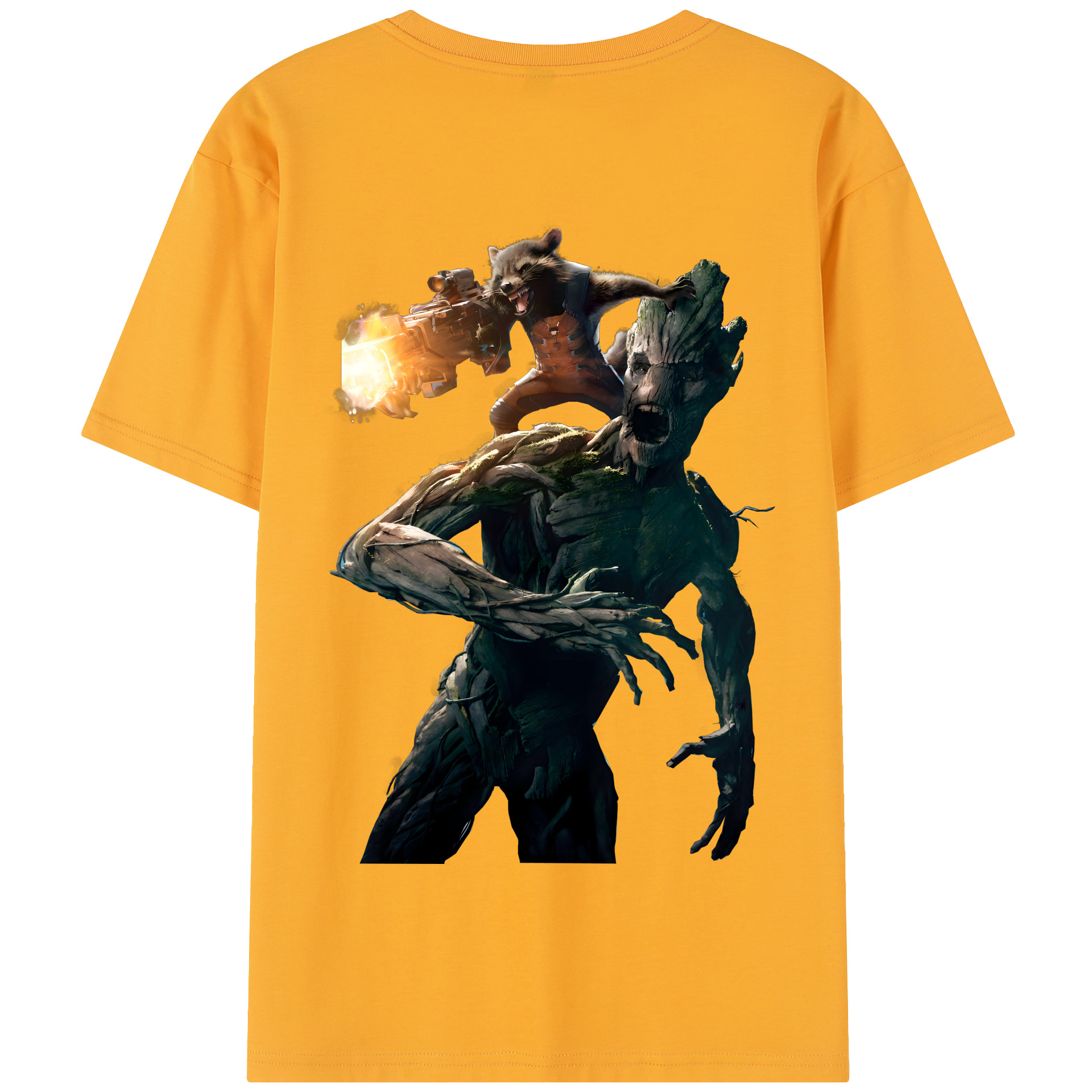 （画像用） アベンジャーズ The Avengers 綿100％半袖Tシャツ（背面プリント）