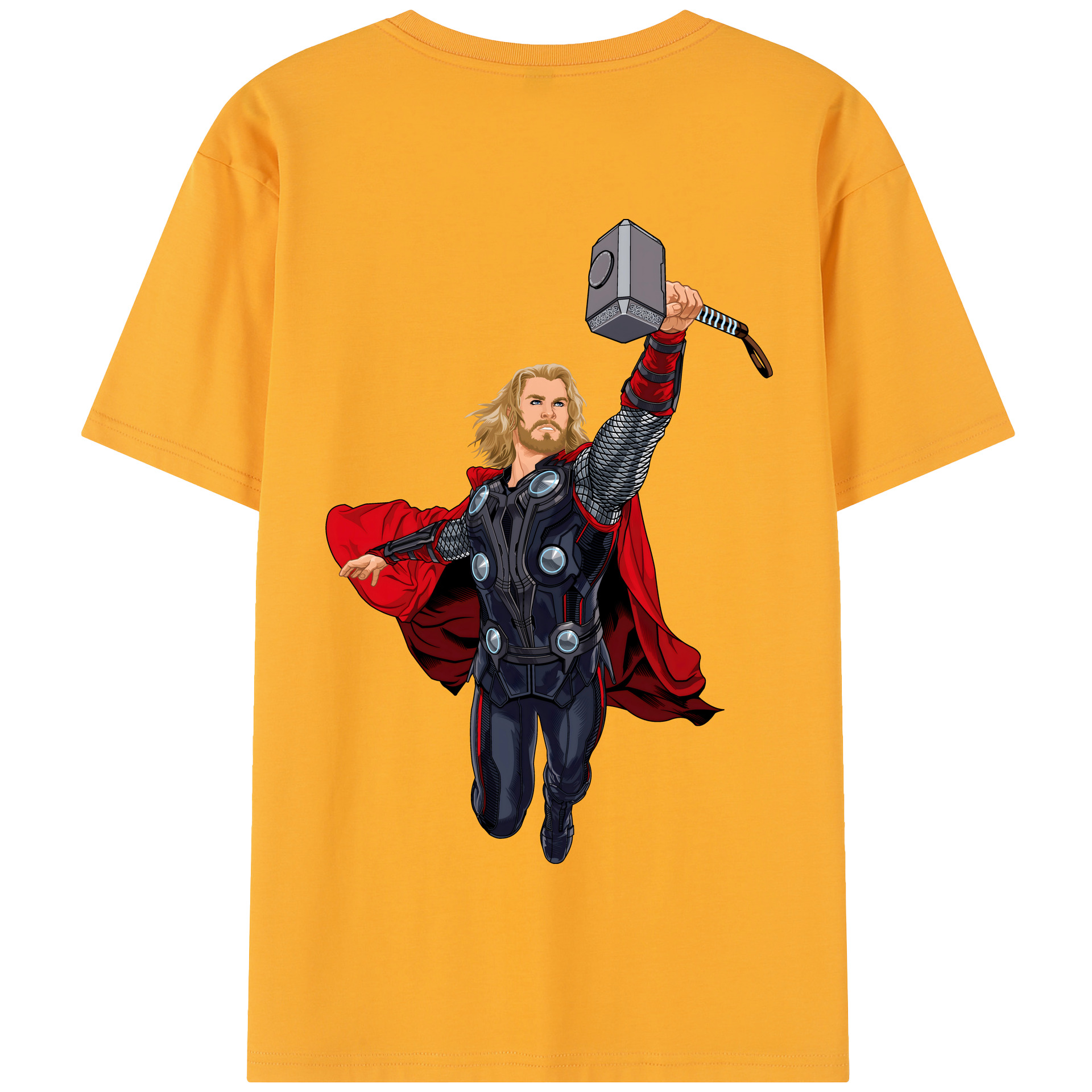 （画像用） アベンジャーズ The Avengers 綿100％半袖Tシャツ（背面プリント）