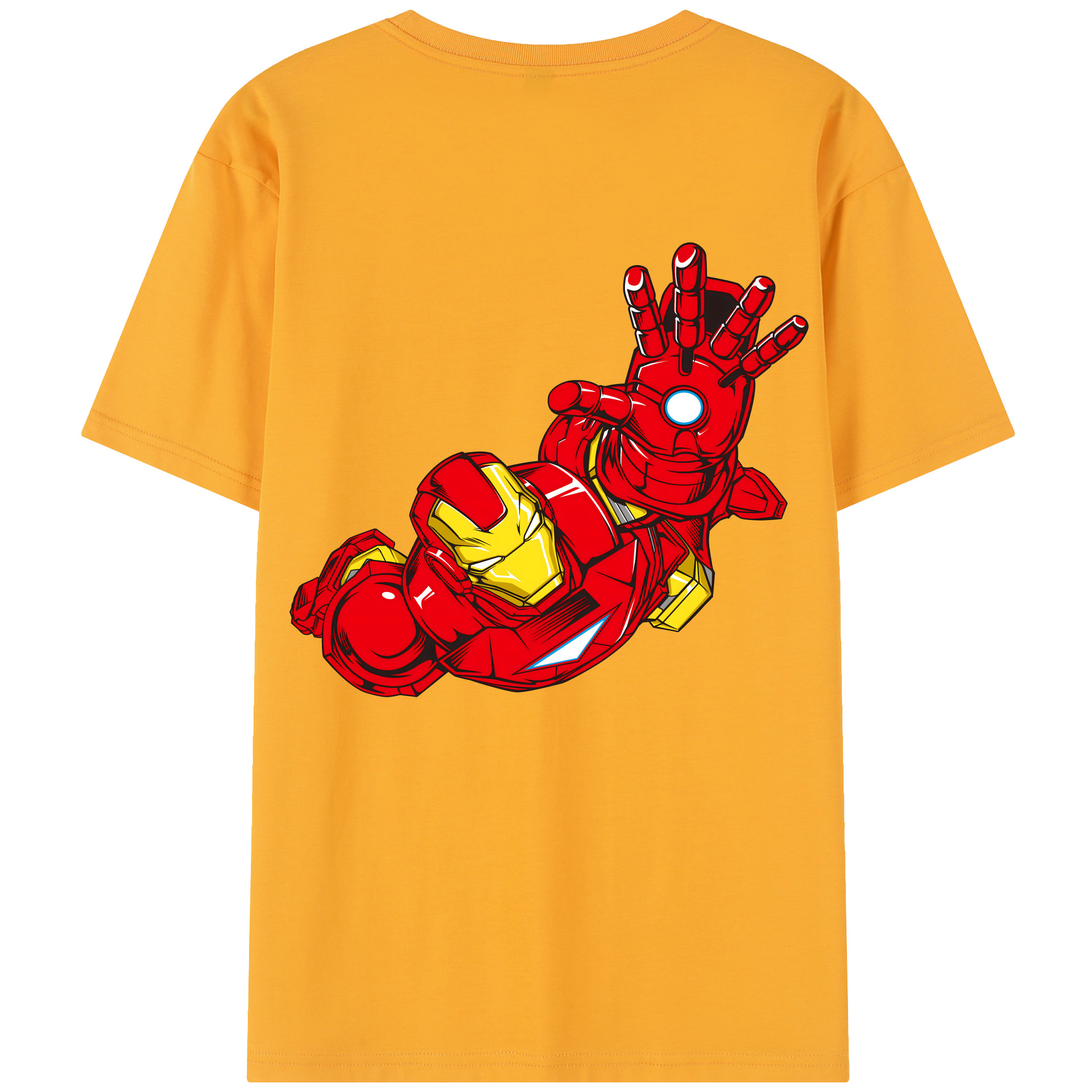（画像用） アベンジャーズ The Avengers 綿100％半袖Tシャツ（背面プリント）