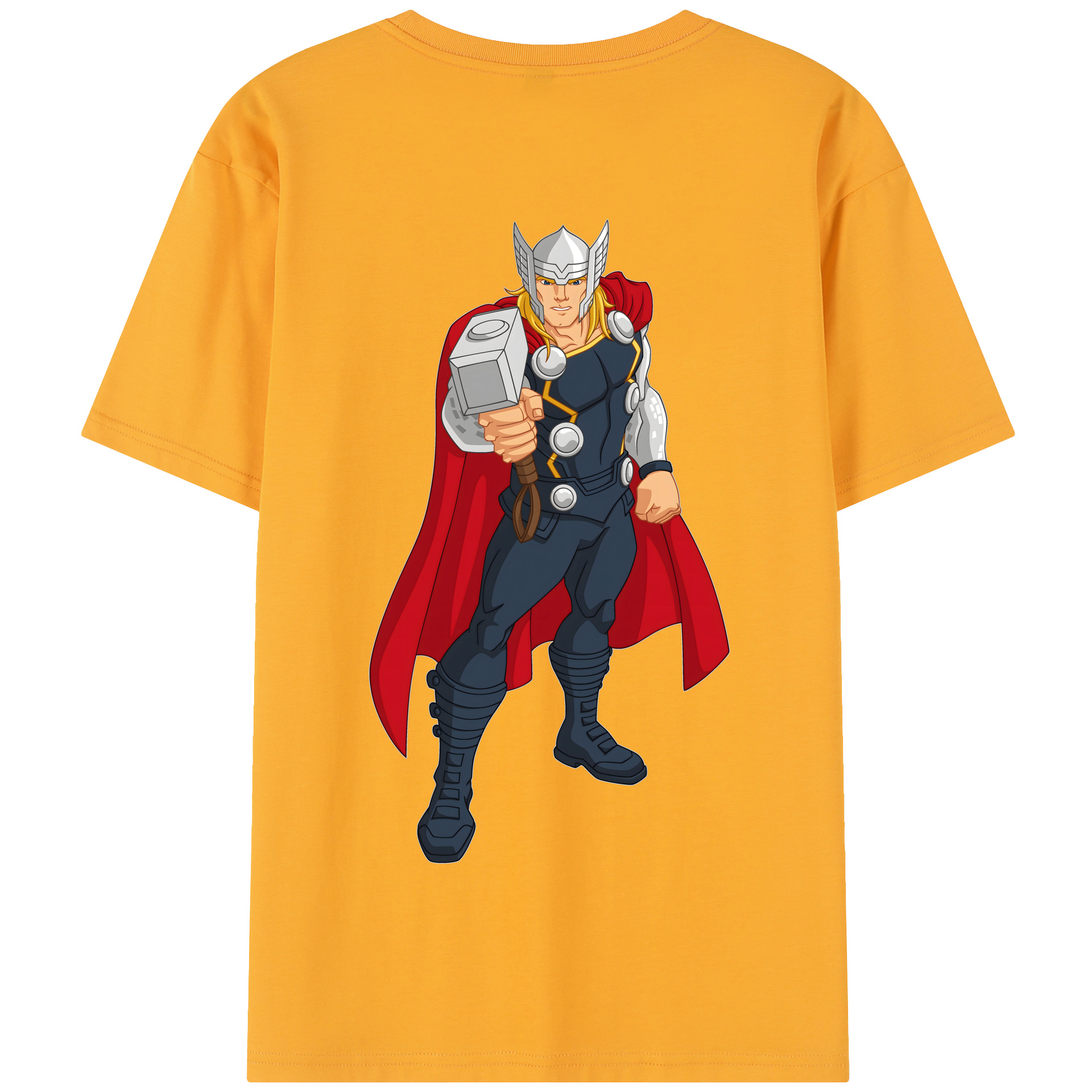 （画像用） アベンジャーズ The Avengers 綿100％半袖Tシャツ（背面プリント）