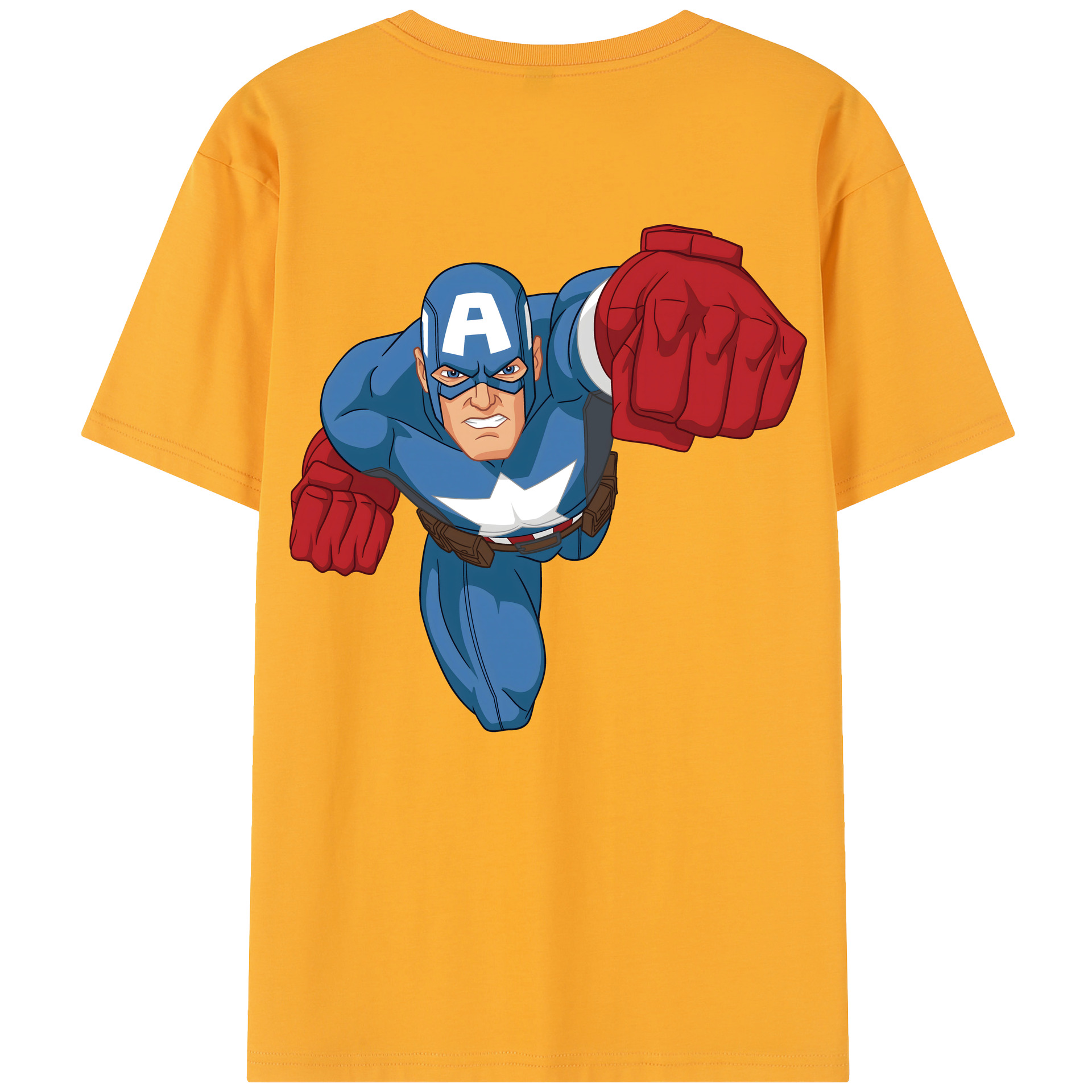 （画像用） アベンジャーズ The Avengers 綿100％半袖Tシャツ（背面プリント）