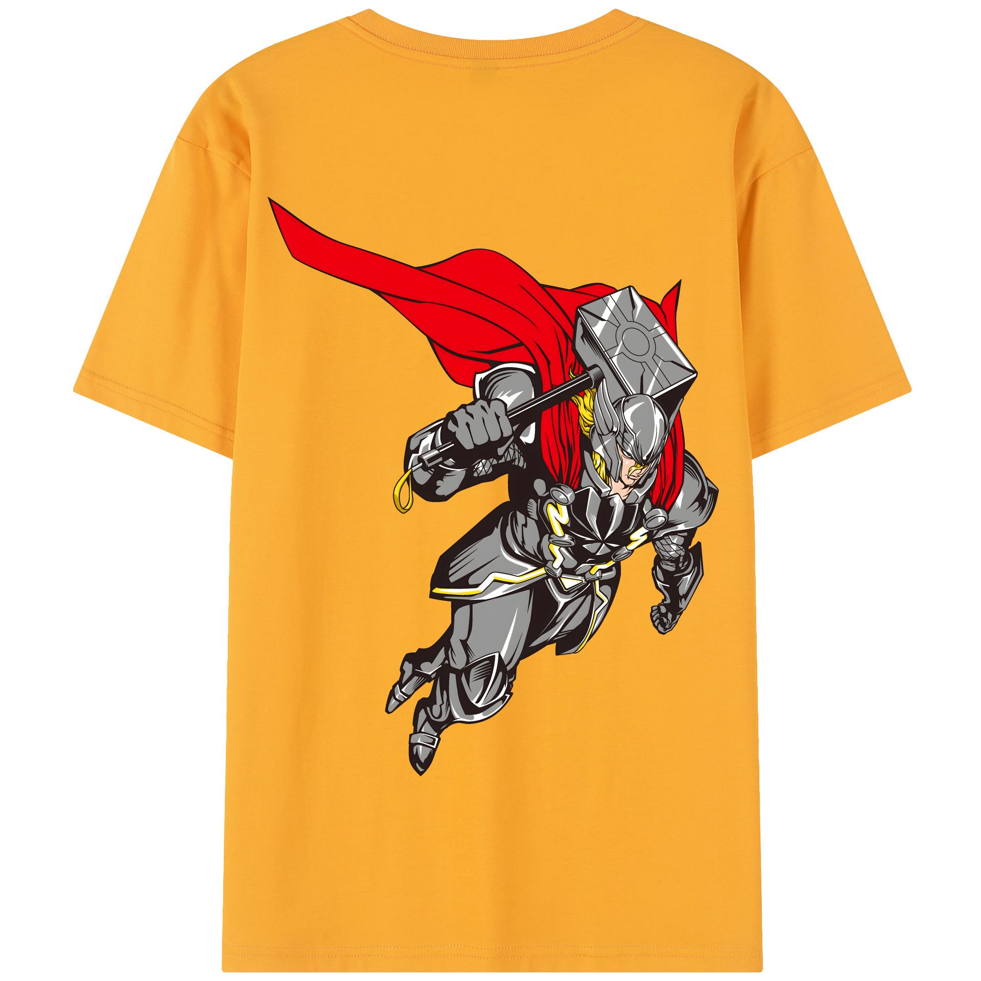 （画像用） アベンジャーズ The Avengers 綿100％半袖Tシャツ（背面プリント）
