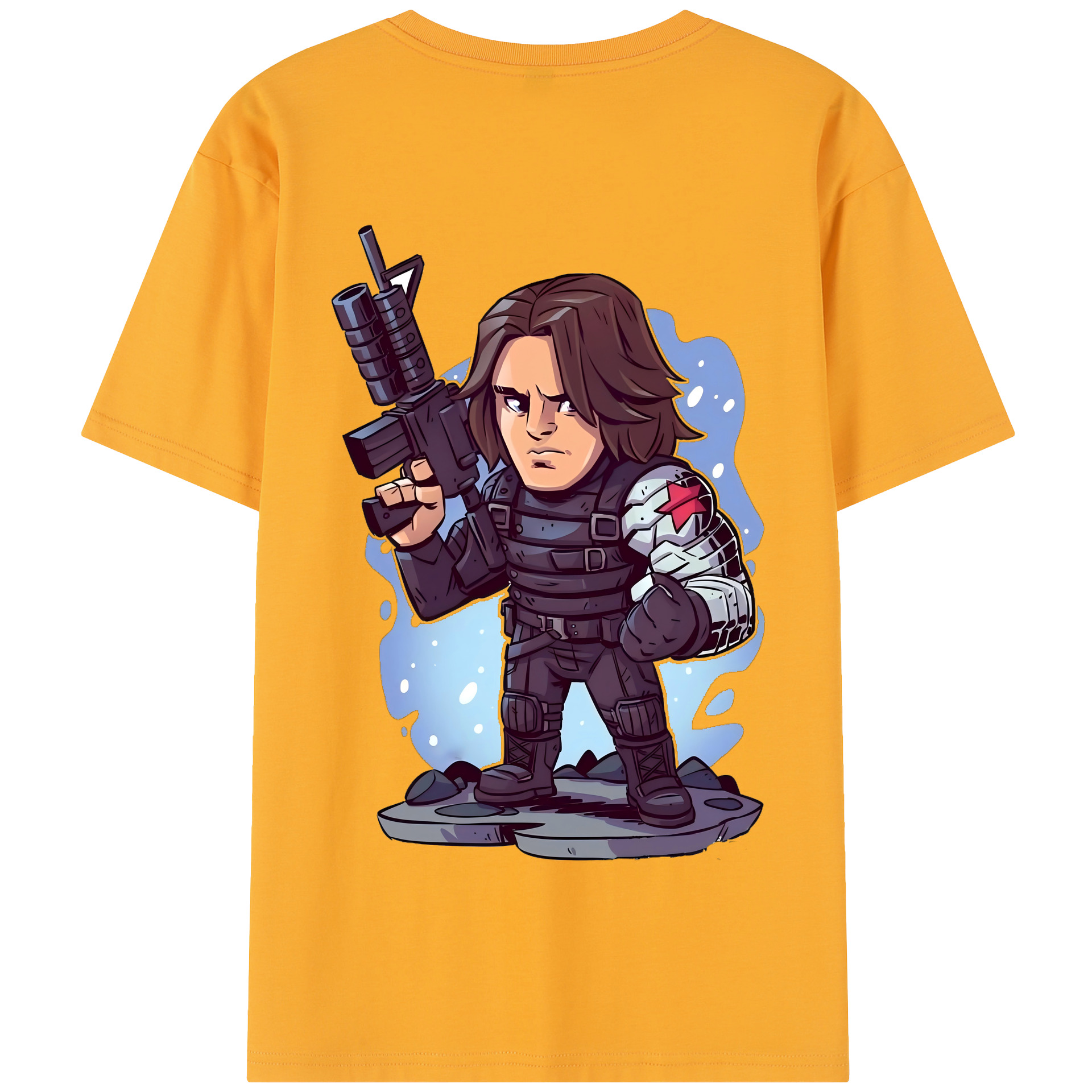 （画像用） アベンジャーズ The Avengers 綿100％半袖Tシャツ（背面プリント）