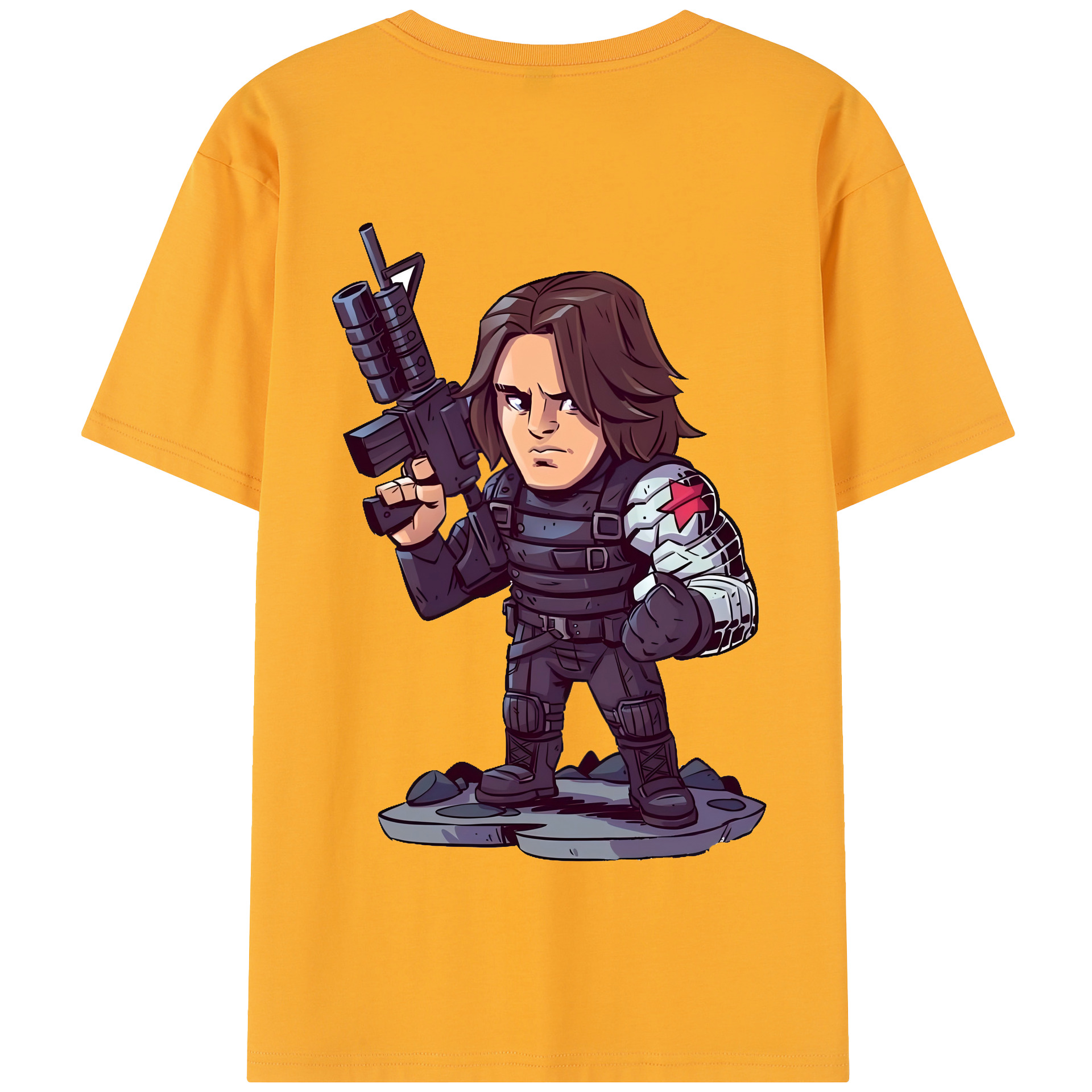 （画像用） アベンジャーズ The Avengers 綿100％半袖Tシャツ（背面プリント）