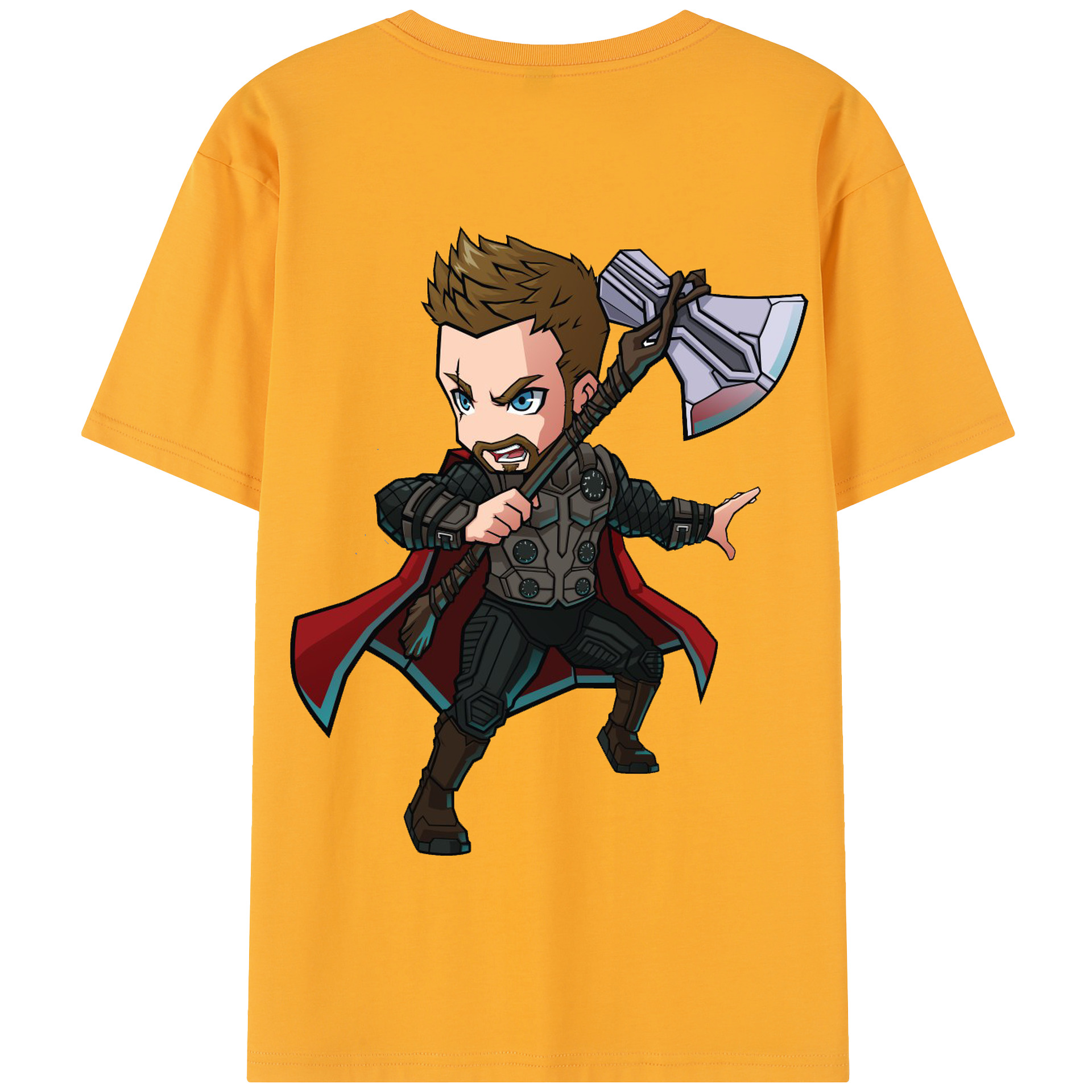 （画像用） アベンジャーズ The Avengers 綿100％半袖Tシャツ（背面プリント）