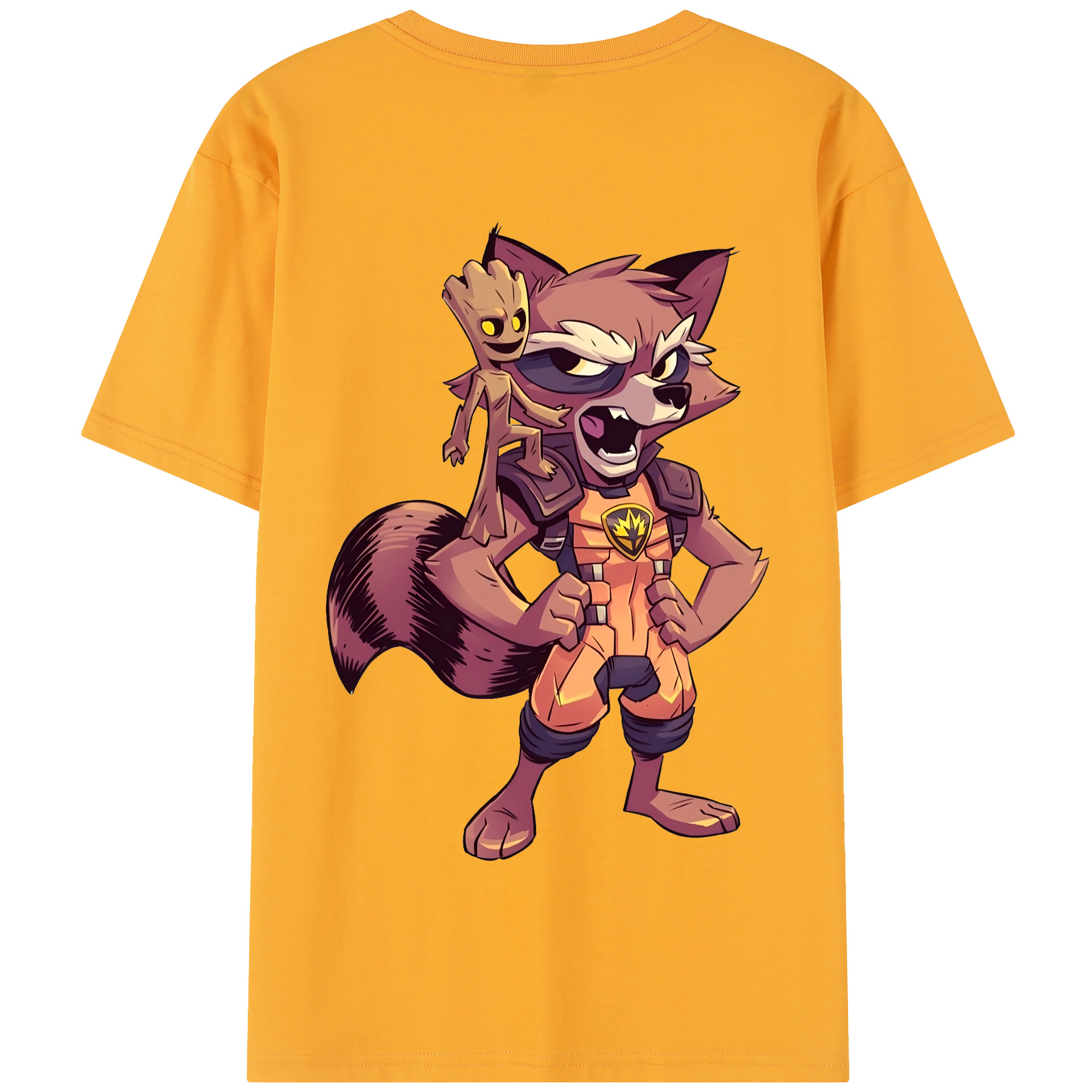 （画像用） アベンジャーズ The Avengers 綿100％半袖Tシャツ（背面プリント）