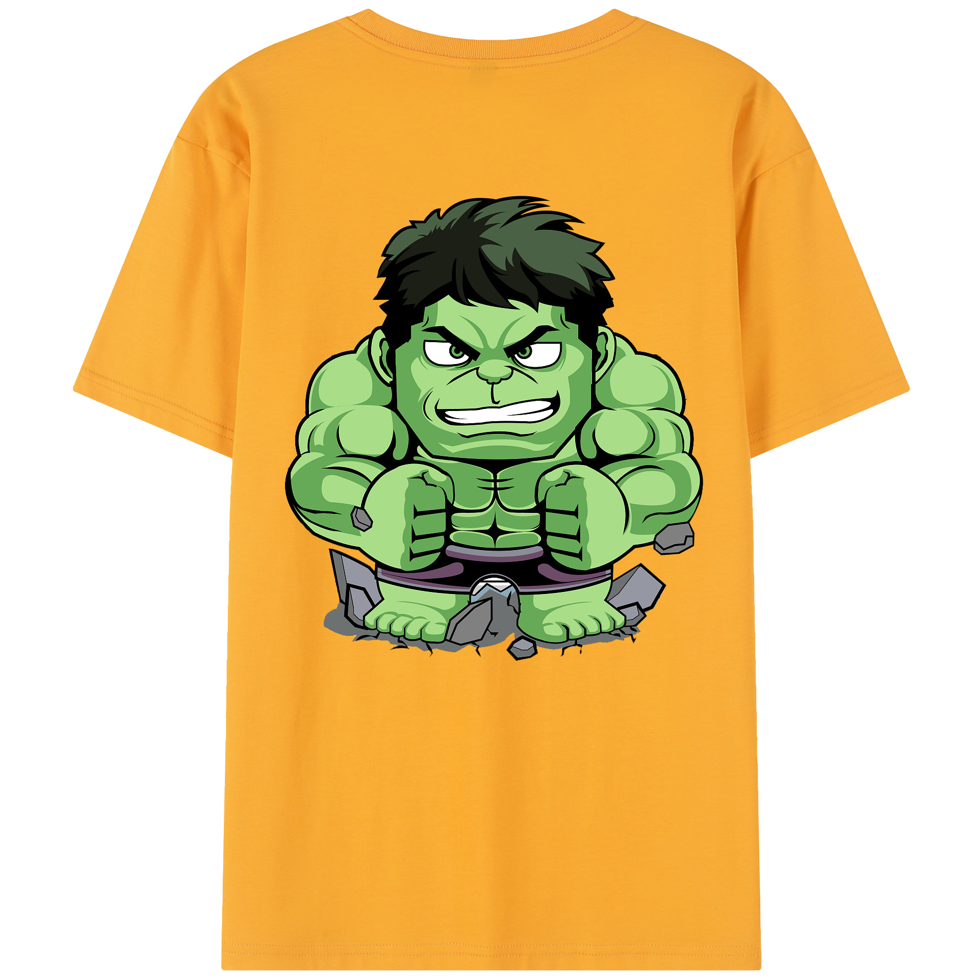 （画像用） アベンジャーズ The Avengers 綿100％半袖Tシャツ（背面プリント）
