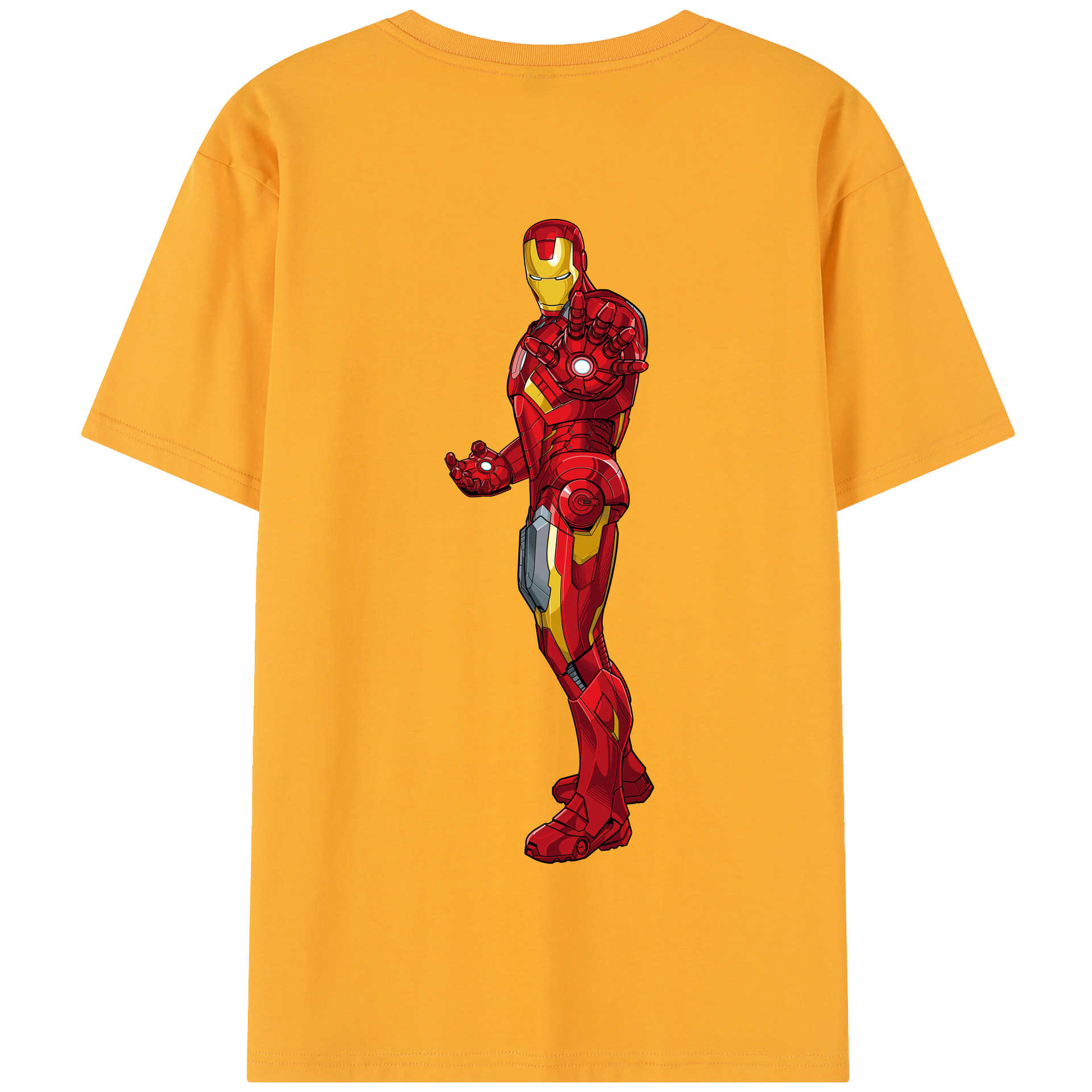 （画像用） アベンジャーズ The Avengers 綿100％半袖Tシャツ（背面プリント）