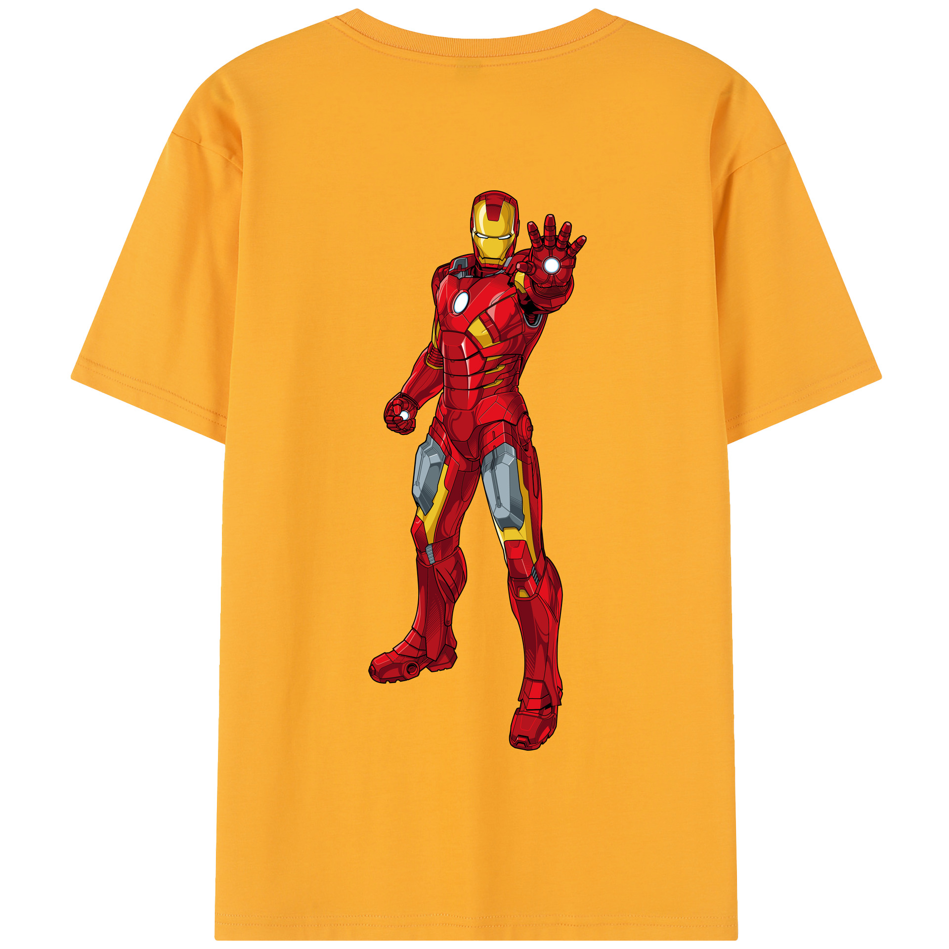 （画像用） アベンジャーズ The Avengers 綿100％半袖Tシャツ（背面プリント）