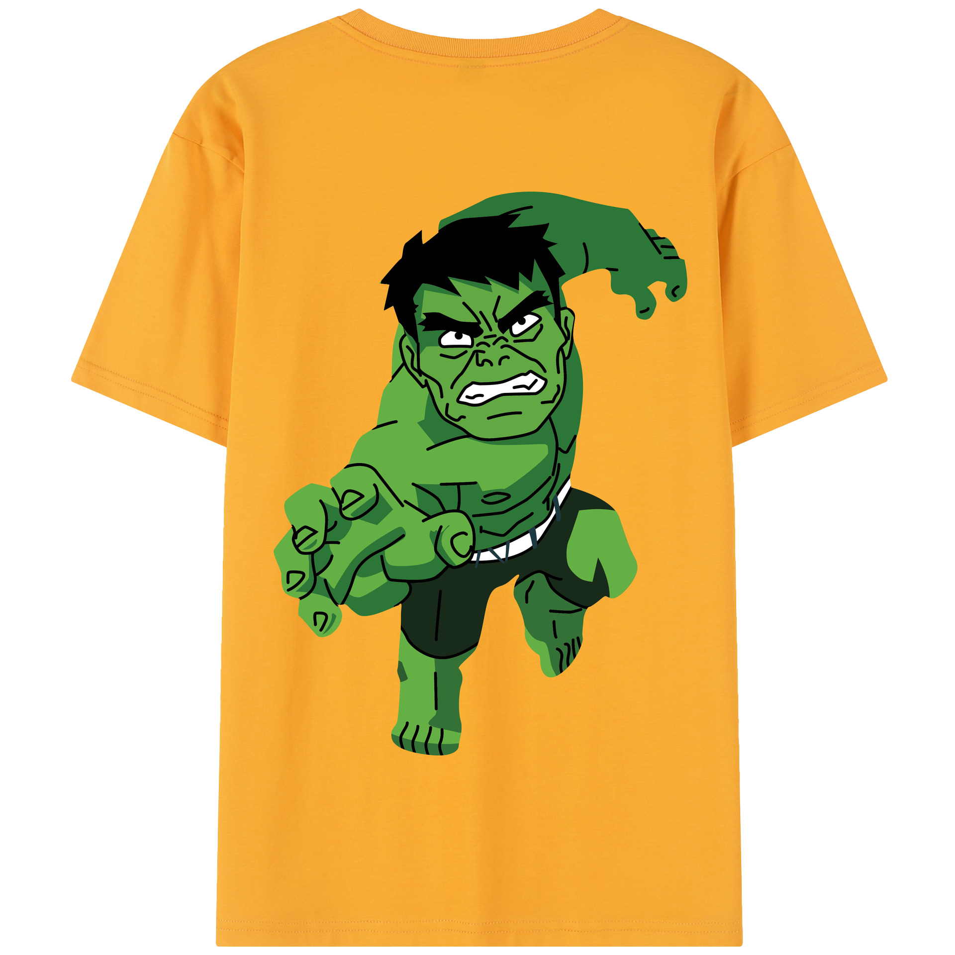 （画像用） アベンジャーズ The Avengers 綿100％半袖Tシャツ（背面プリント）