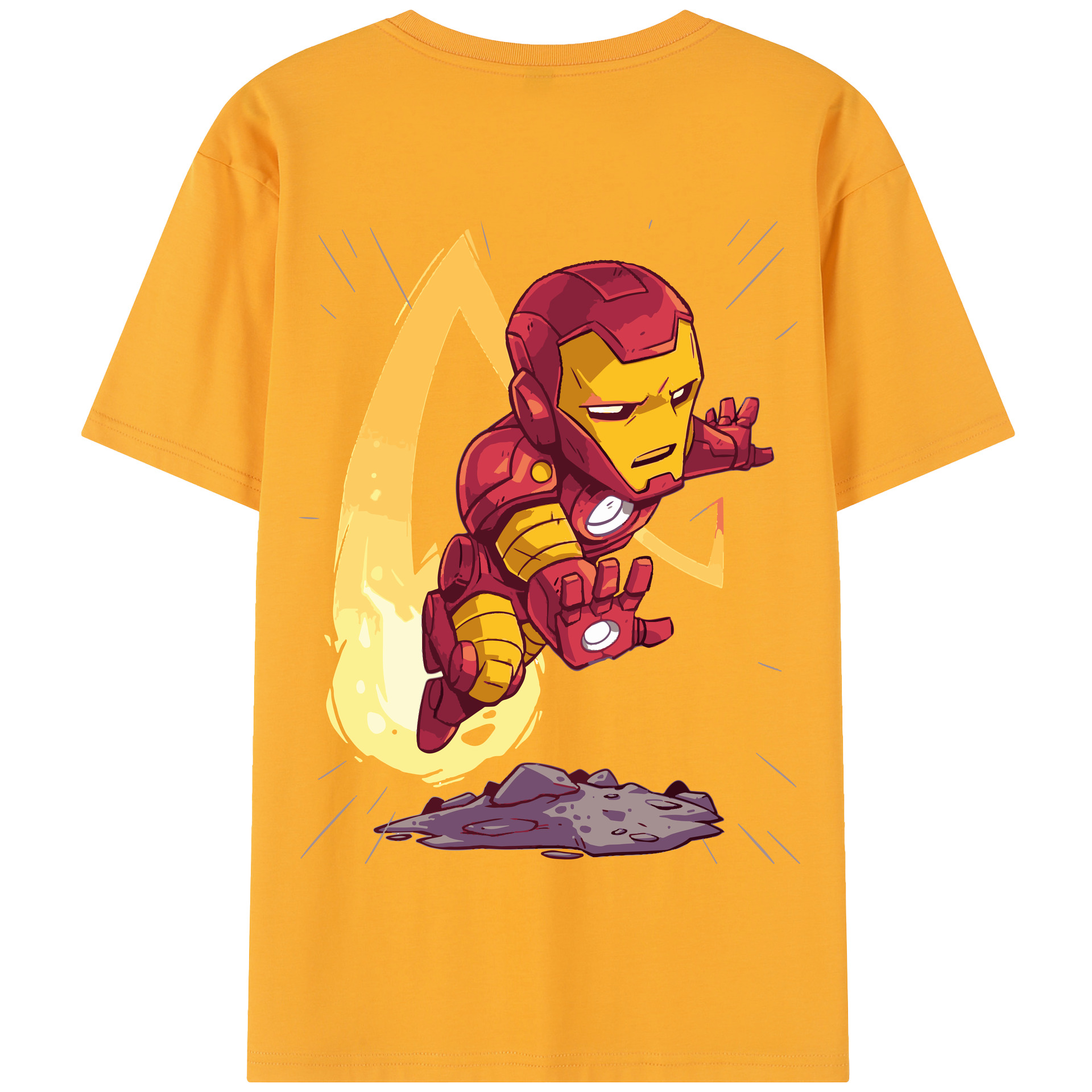 （画像用） アベンジャーズ The Avengers 綿100％半袖Tシャツ（背面プリント）