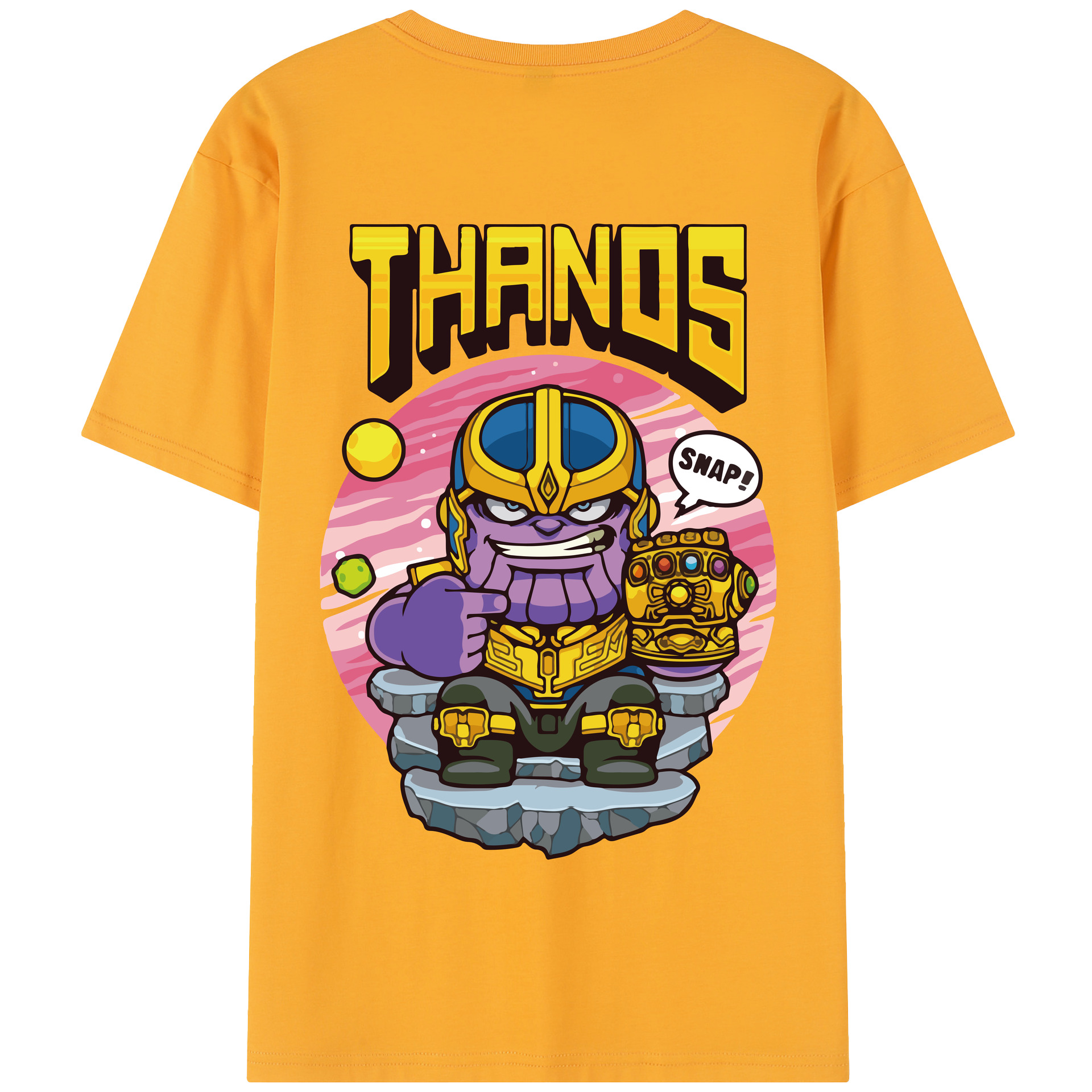 （画像用） アベンジャーズ The Avengers 綿100％半袖Tシャツ（背面プリント）