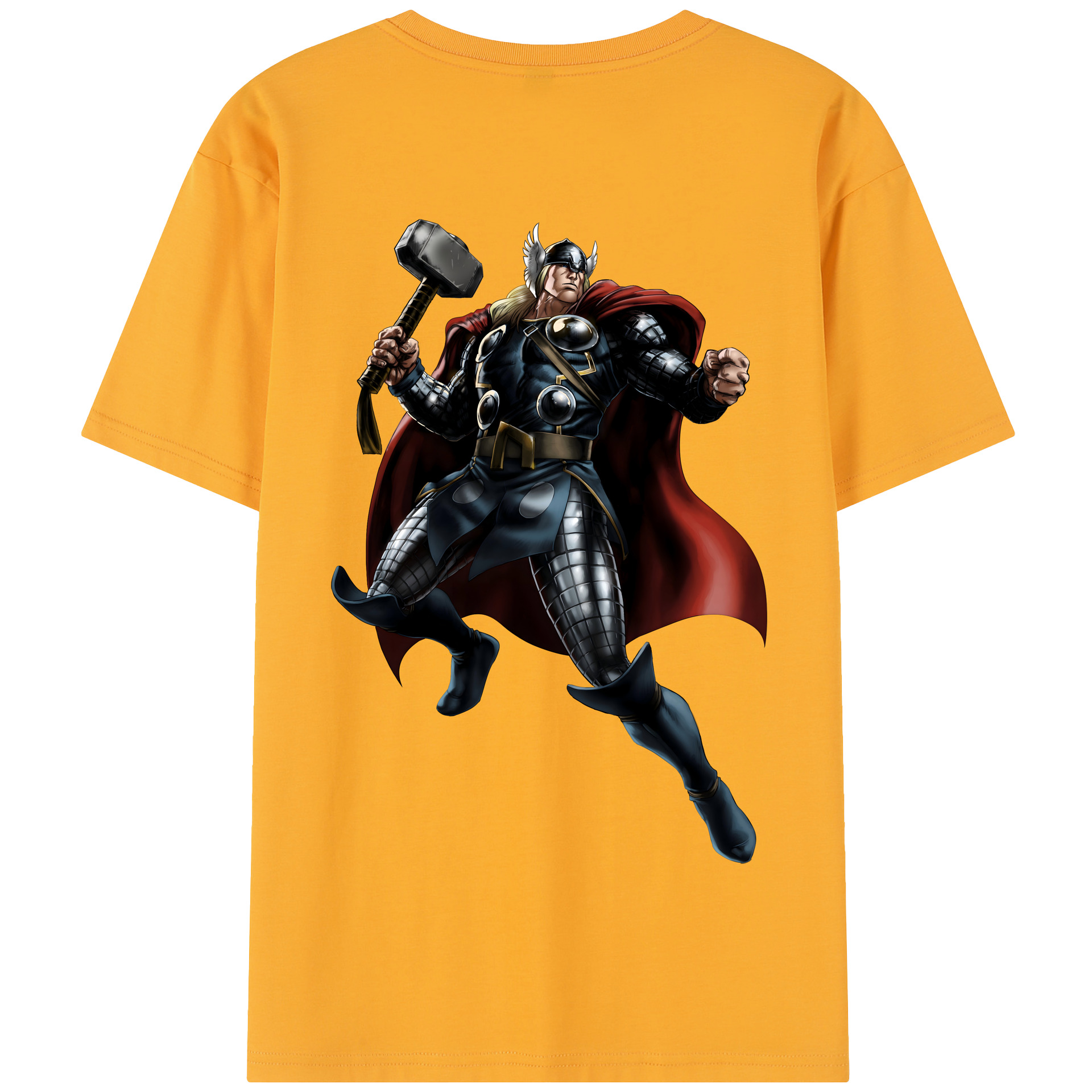 （画像用） アベンジャーズ The Avengers 綿100％半袖Tシャツ（背面プリント）