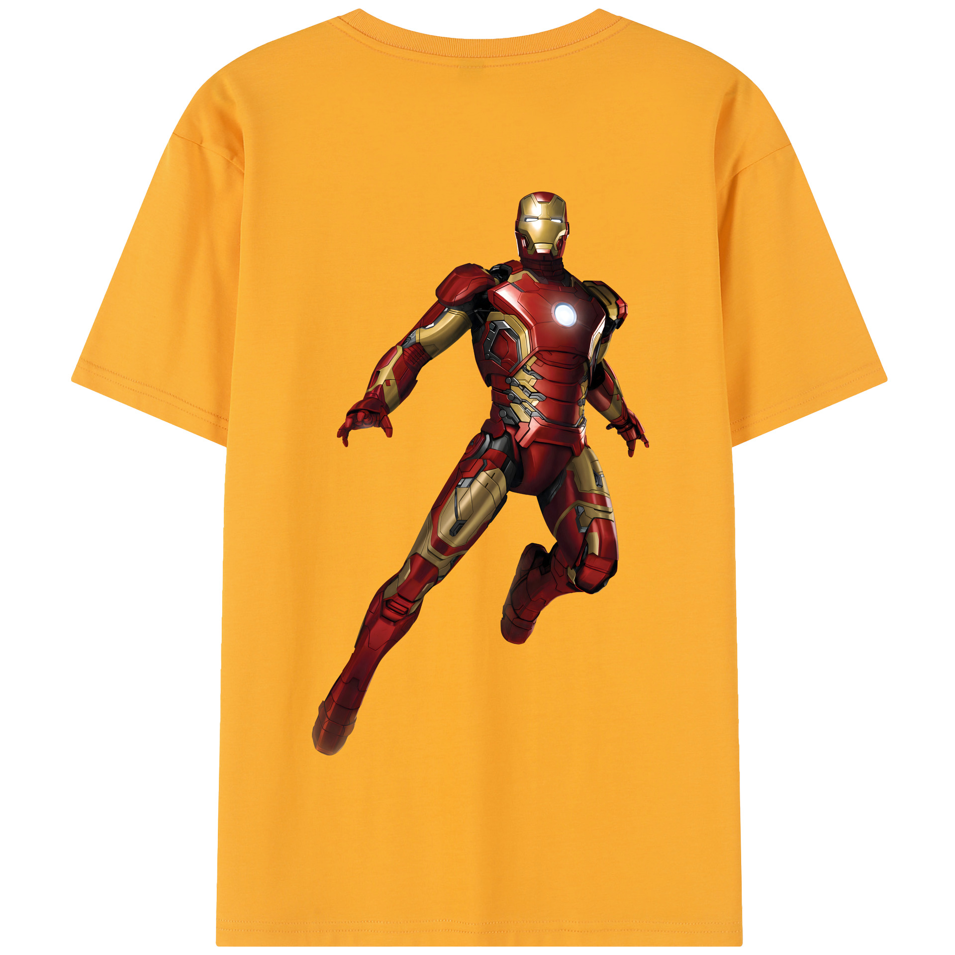 （画像用） アベンジャーズ The Avengers 綿100％半袖Tシャツ（背面プリント）