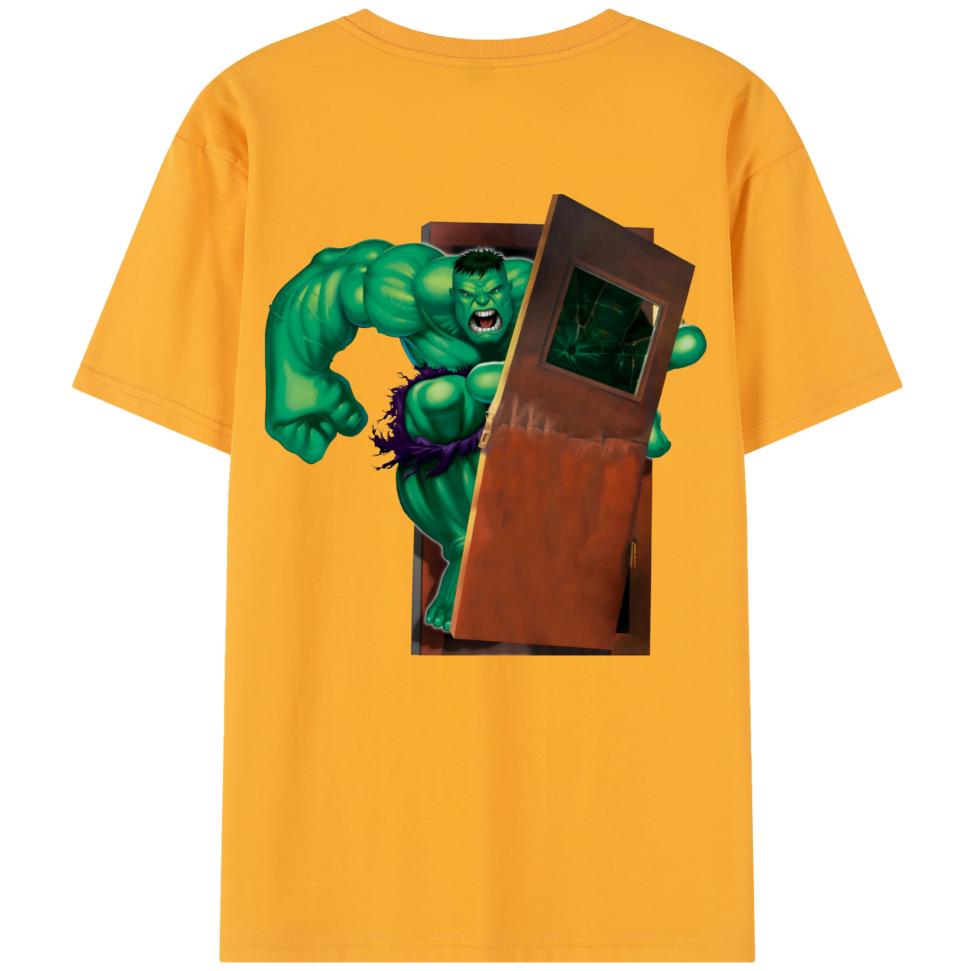 （画像用） アベンジャーズ The Avengers 綿100％半袖Tシャツ（背面プリント）