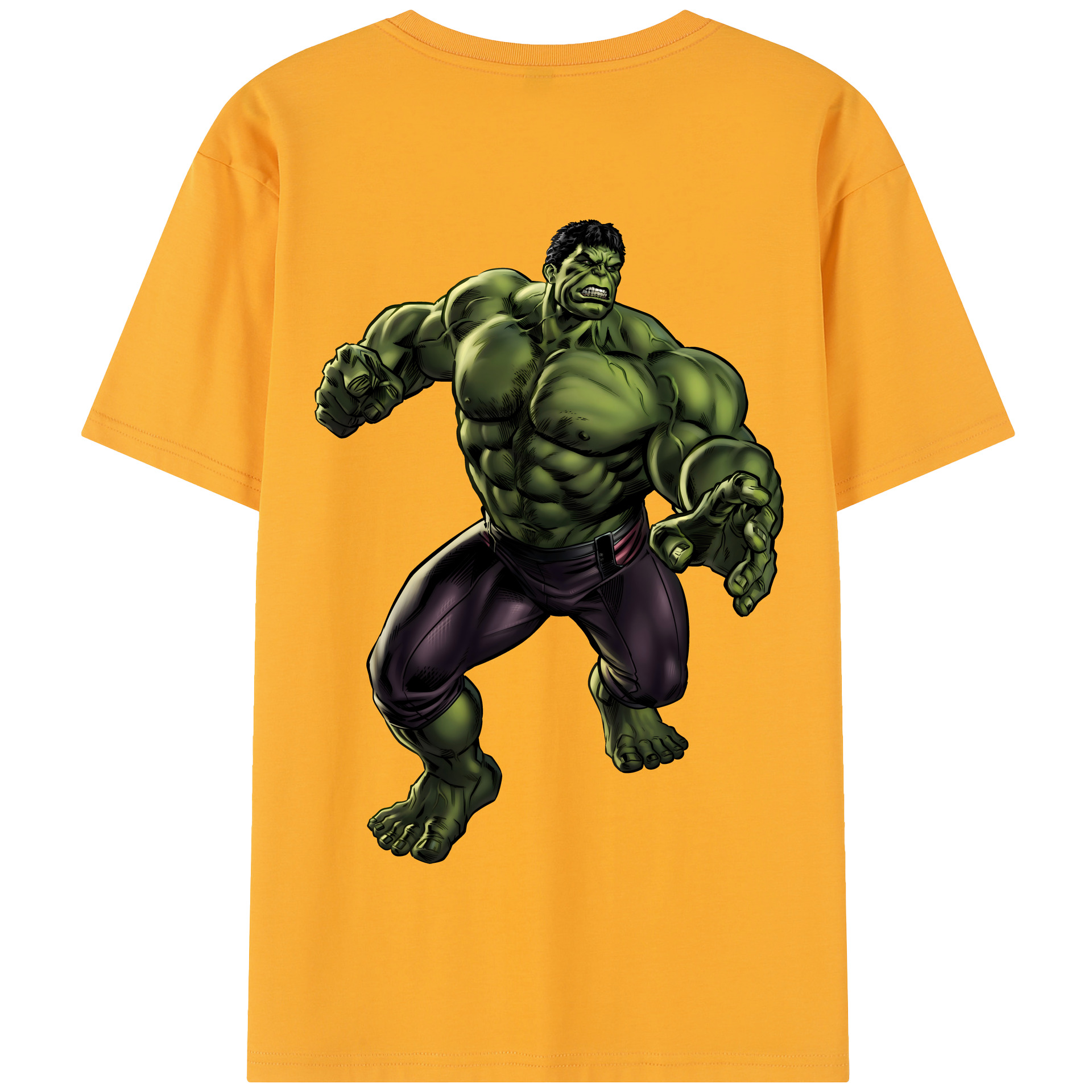 （画像用） アベンジャーズ The Avengers 綿100％半袖Tシャツ（背面プリント）