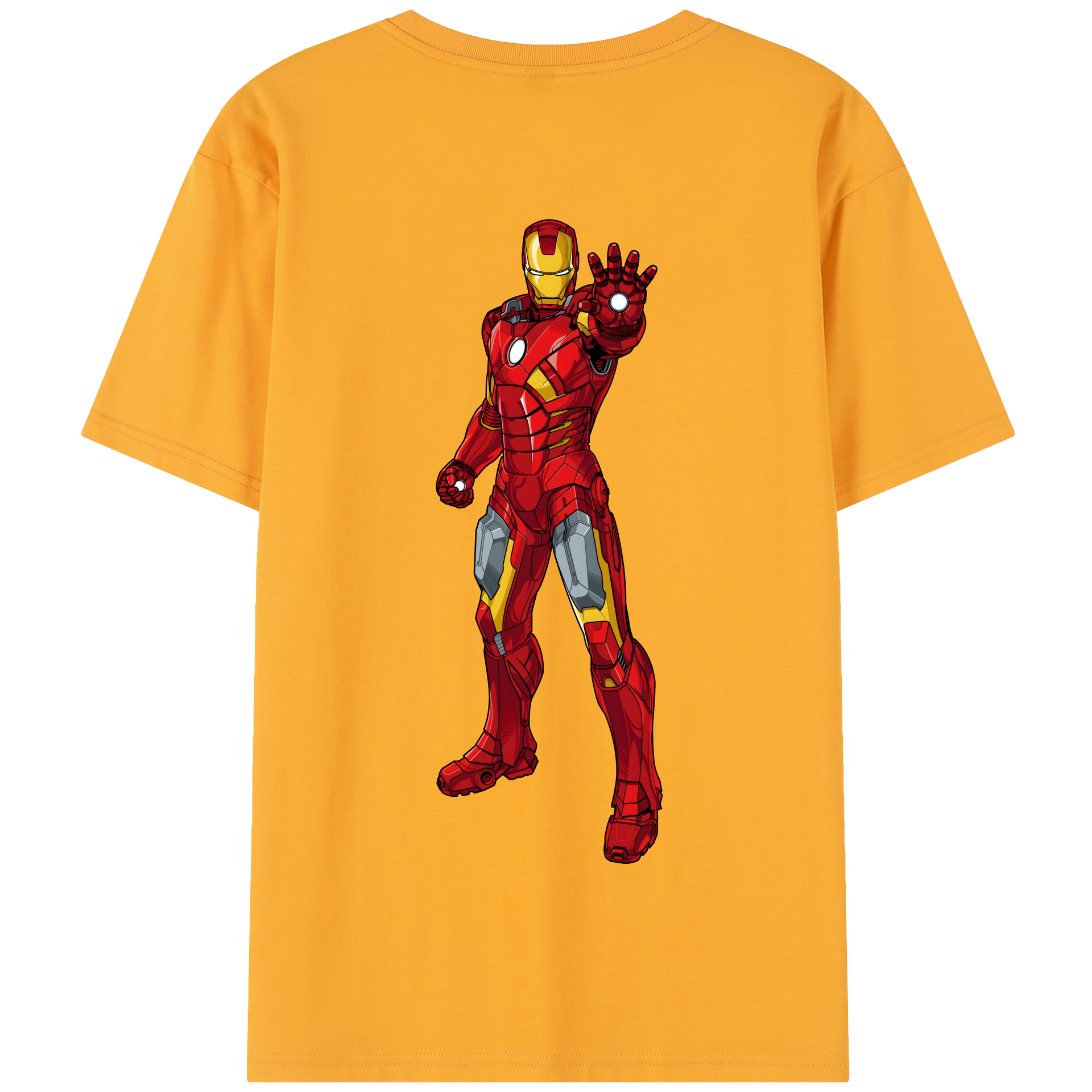（画像用） アベンジャーズ The Avengers 綿100％半袖Tシャツ（背面プリント）