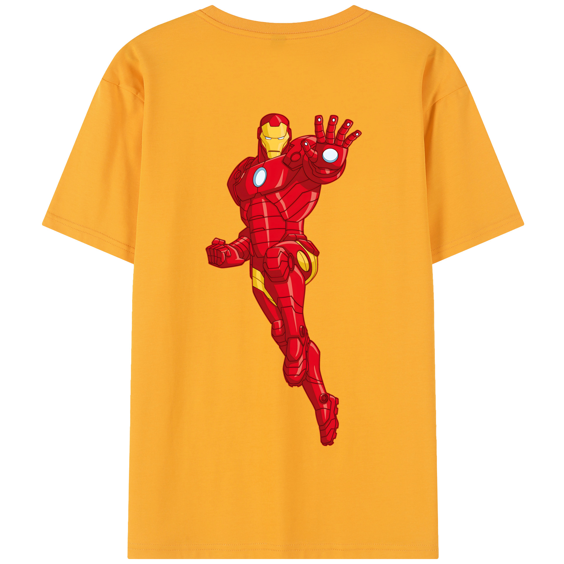 （画像用） アベンジャーズ The Avengers 綿100％半袖Tシャツ（背面プリント）