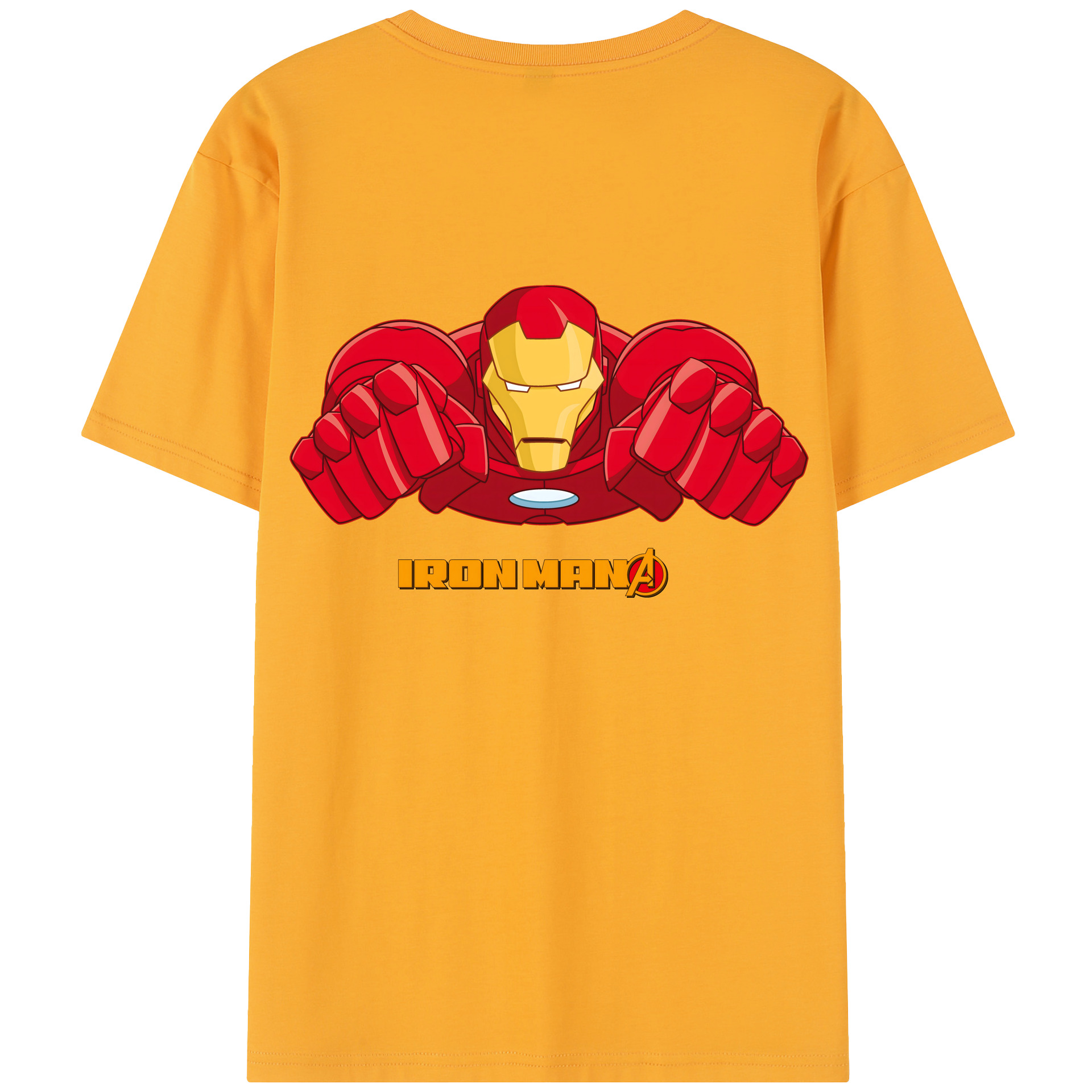 （画像用） アベンジャーズ The Avengers 綿100％半袖Tシャツ（背面プリント）