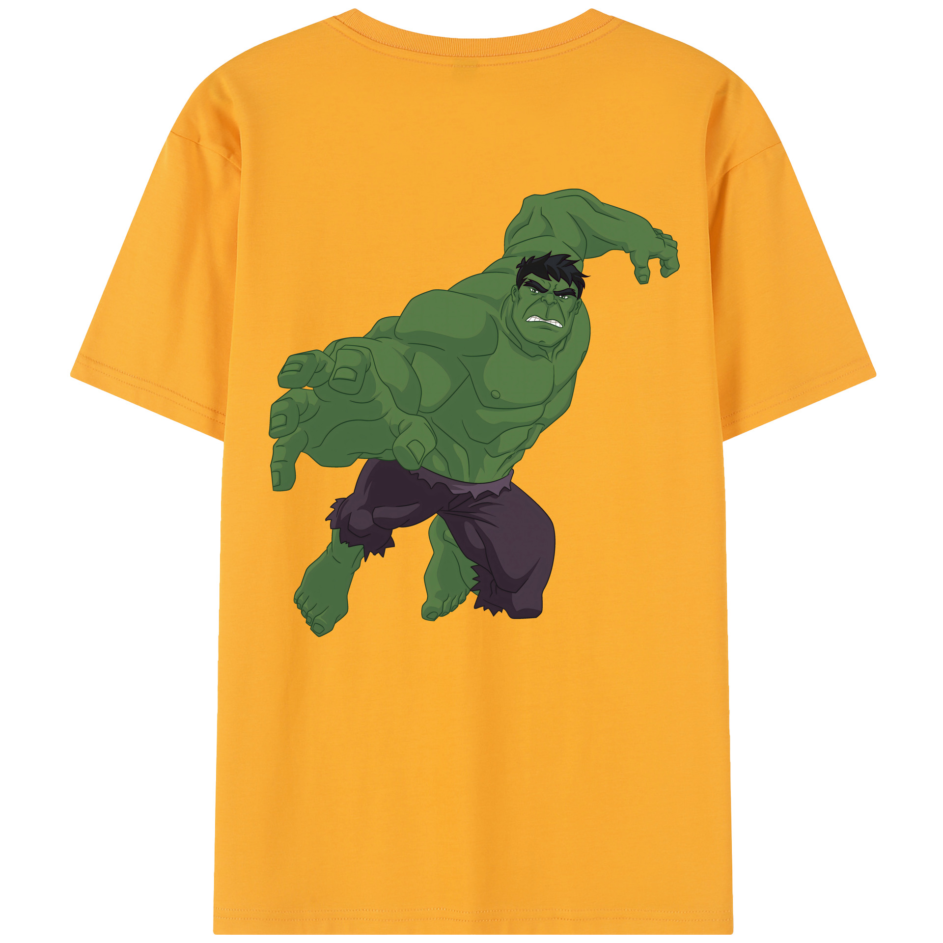 （画像用） アベンジャーズ The Avengers 綿100％半袖Tシャツ（背面プリント）