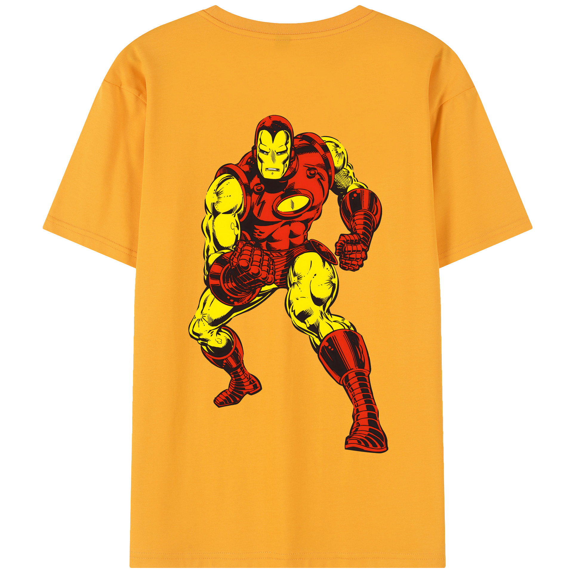 （画像用） アベンジャーズ The Avengers 綿100％半袖Tシャツ（背面プリント）
