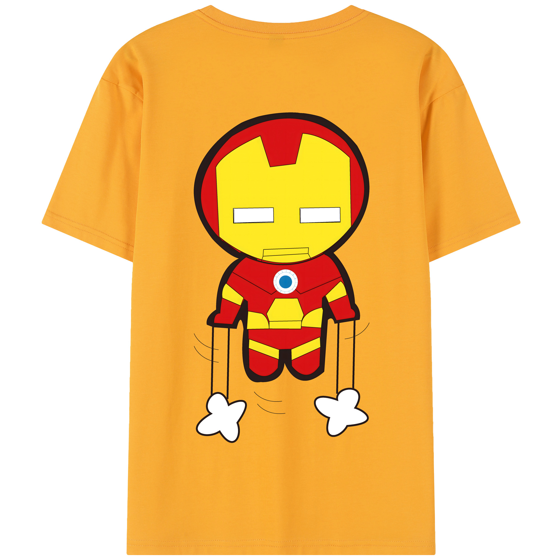 （画像用） アベンジャーズ The Avengers 綿100％半袖Tシャツ（背面プリント）