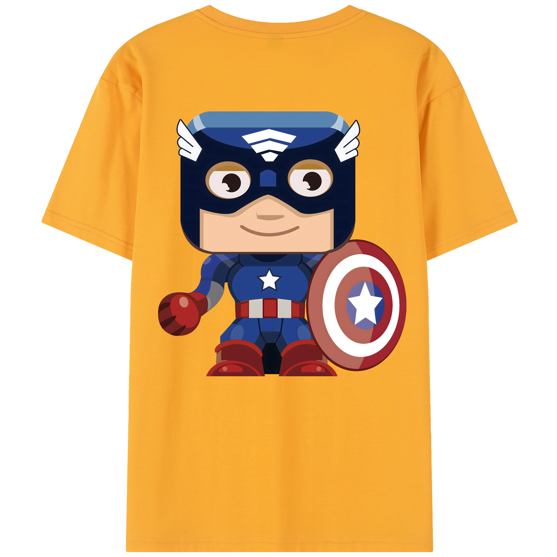 （画像用） アベンジャーズ The Avengers 綿100％半袖Tシャツ（背面プリント）