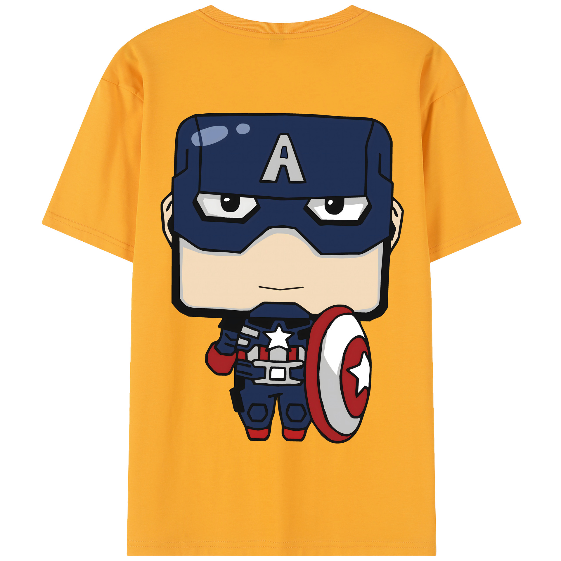 （画像用） アベンジャーズ The Avengers 綿100％半袖Tシャツ（背面プリント）