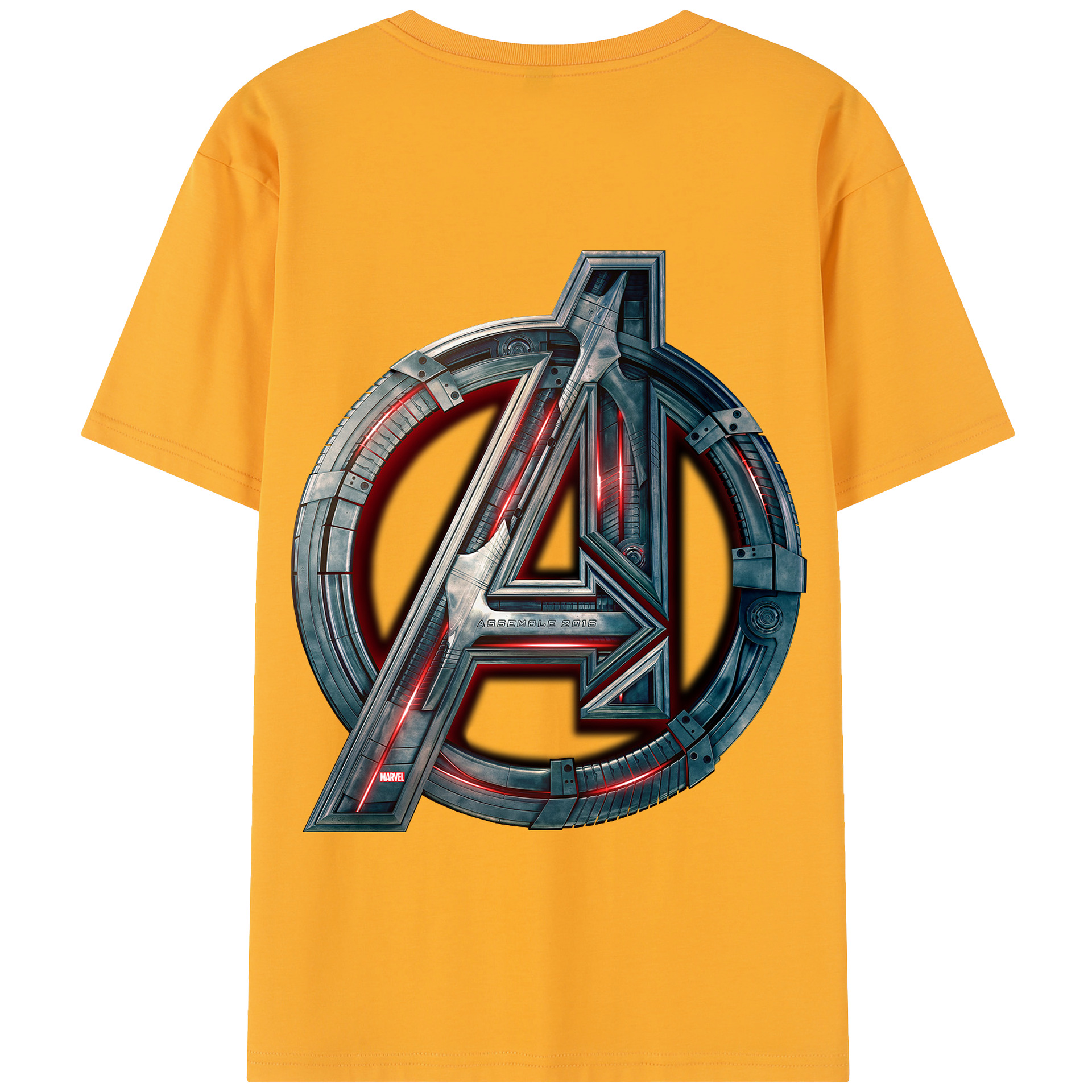 （画像用） アベンジャーズ The Avengers 綿100％半袖Tシャツ（背面プリント）