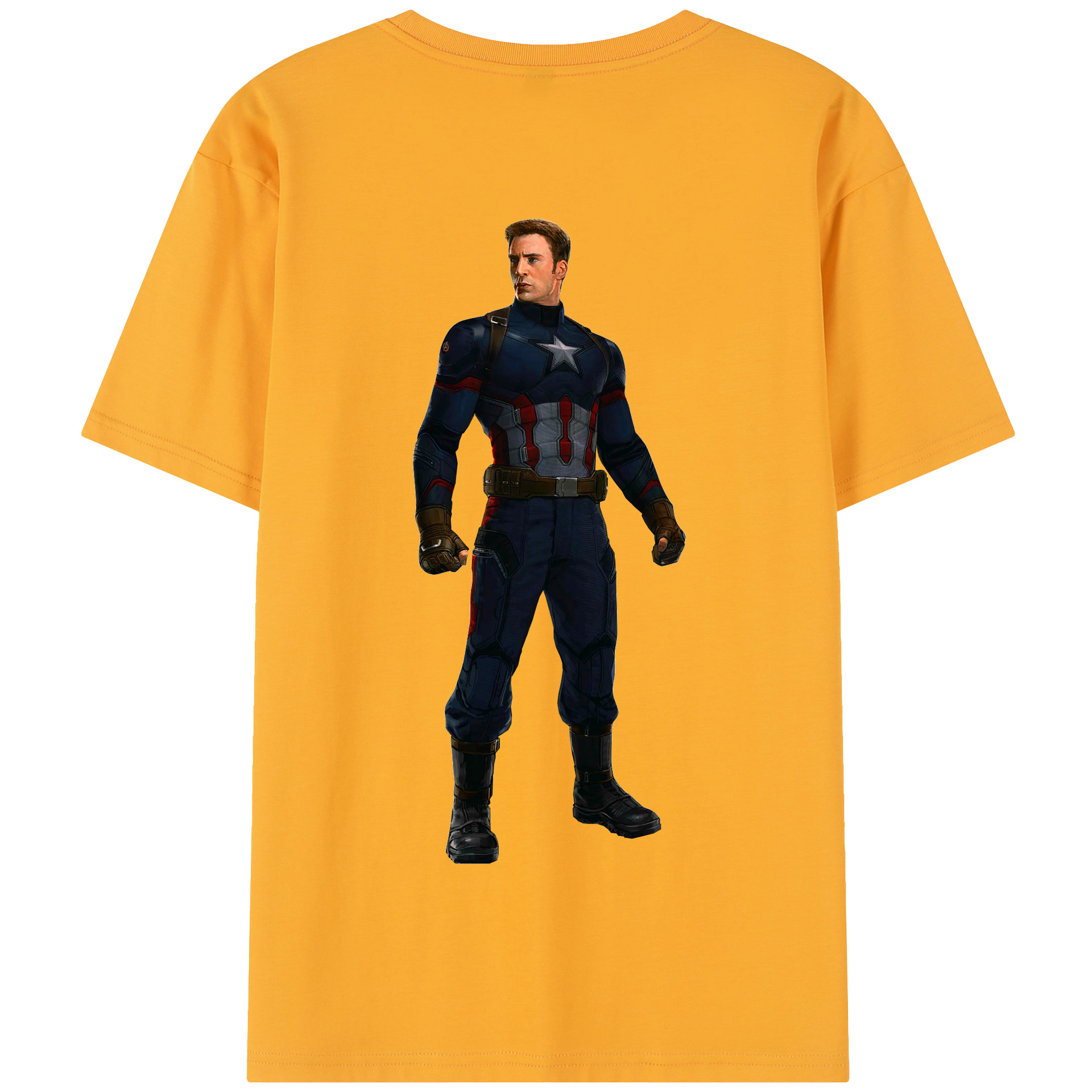 （画像用） アベンジャーズ The Avengers 綿100％半袖Tシャツ（背面プリント）
