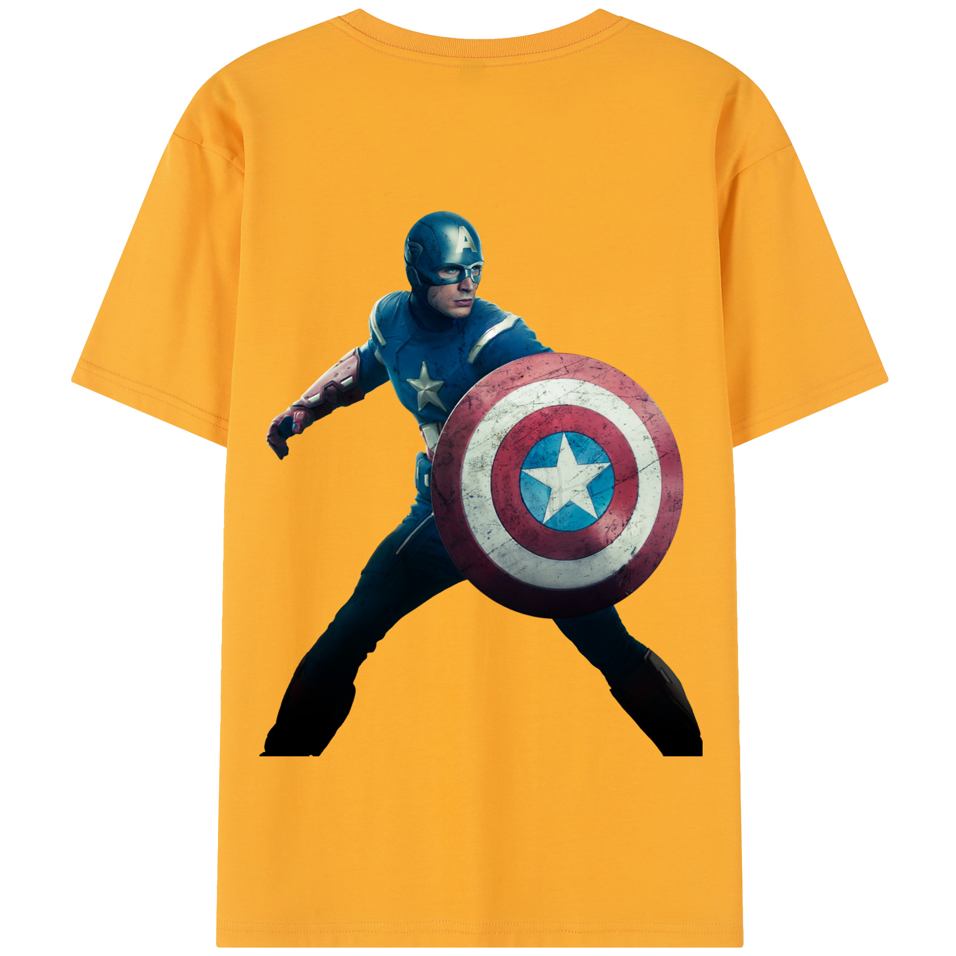 （画像用） アベンジャーズ The Avengers 綿100％半袖Tシャツ（背面プリント）