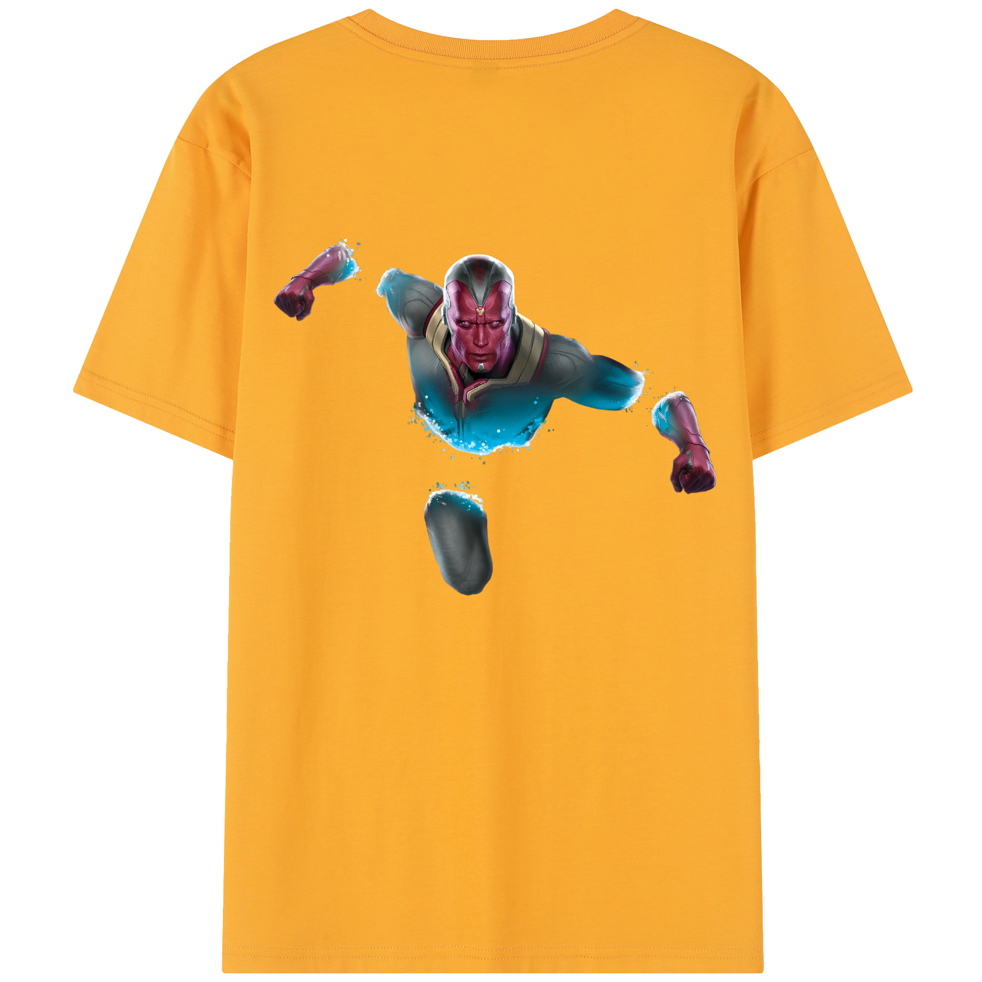 （画像用） アベンジャーズ The Avengers 綿100％半袖Tシャツ（背面プリント）
