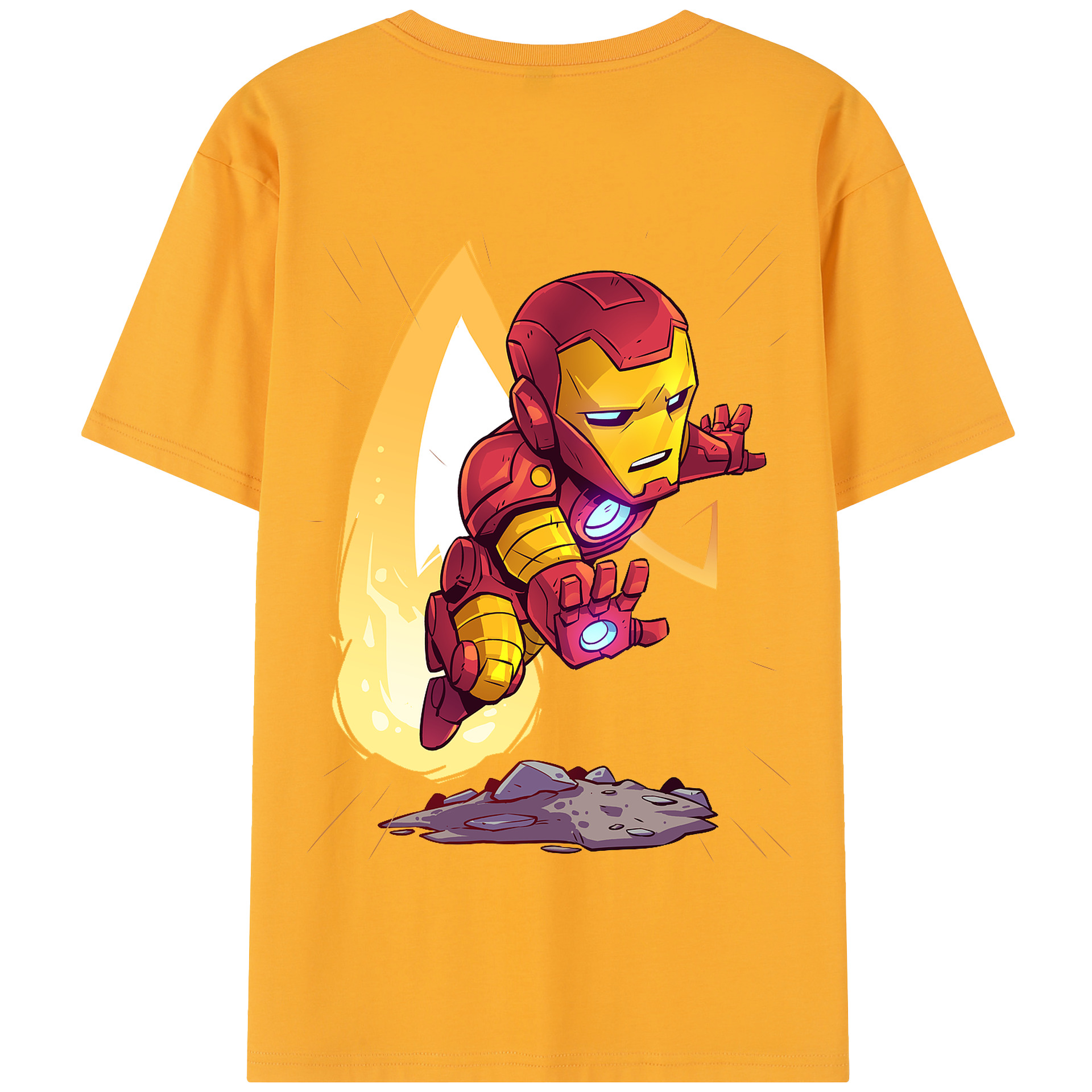 （画像用） アベンジャーズ The Avengers 綿100％半袖Tシャツ（背面プリント）