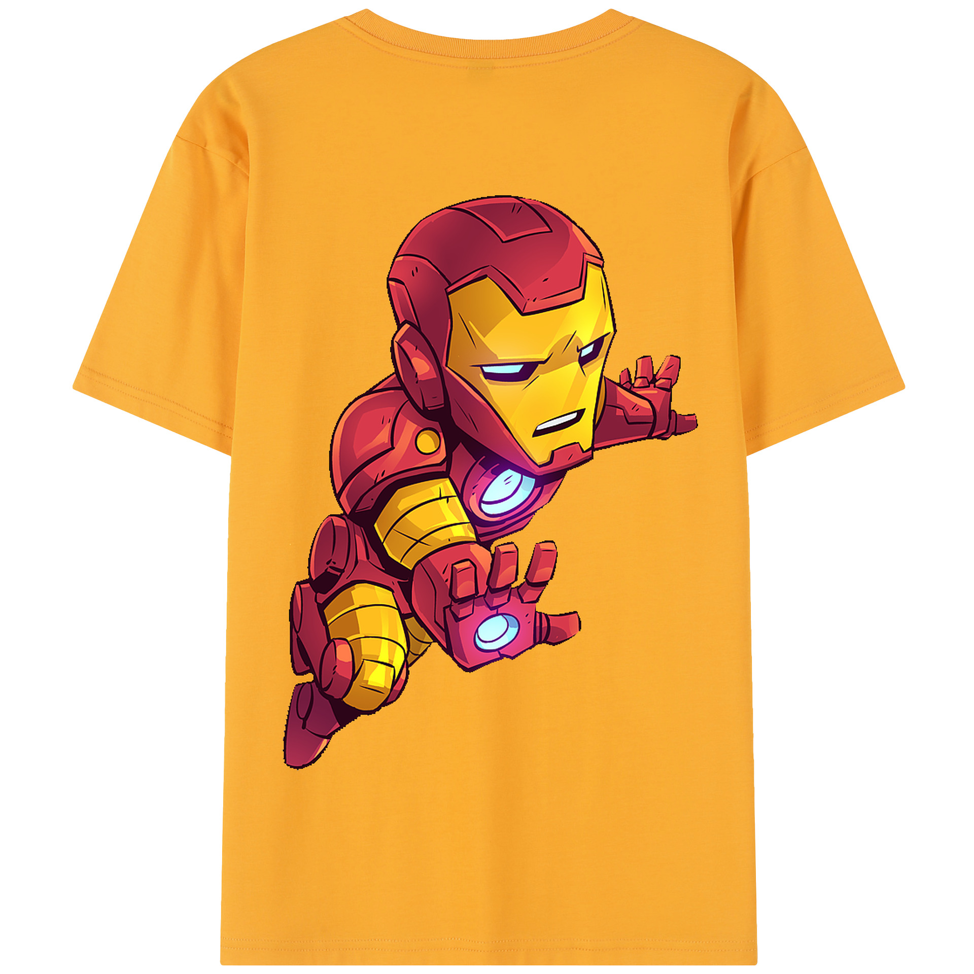 （画像用） アベンジャーズ The Avengers 綿100％半袖Tシャツ（背面プリント）