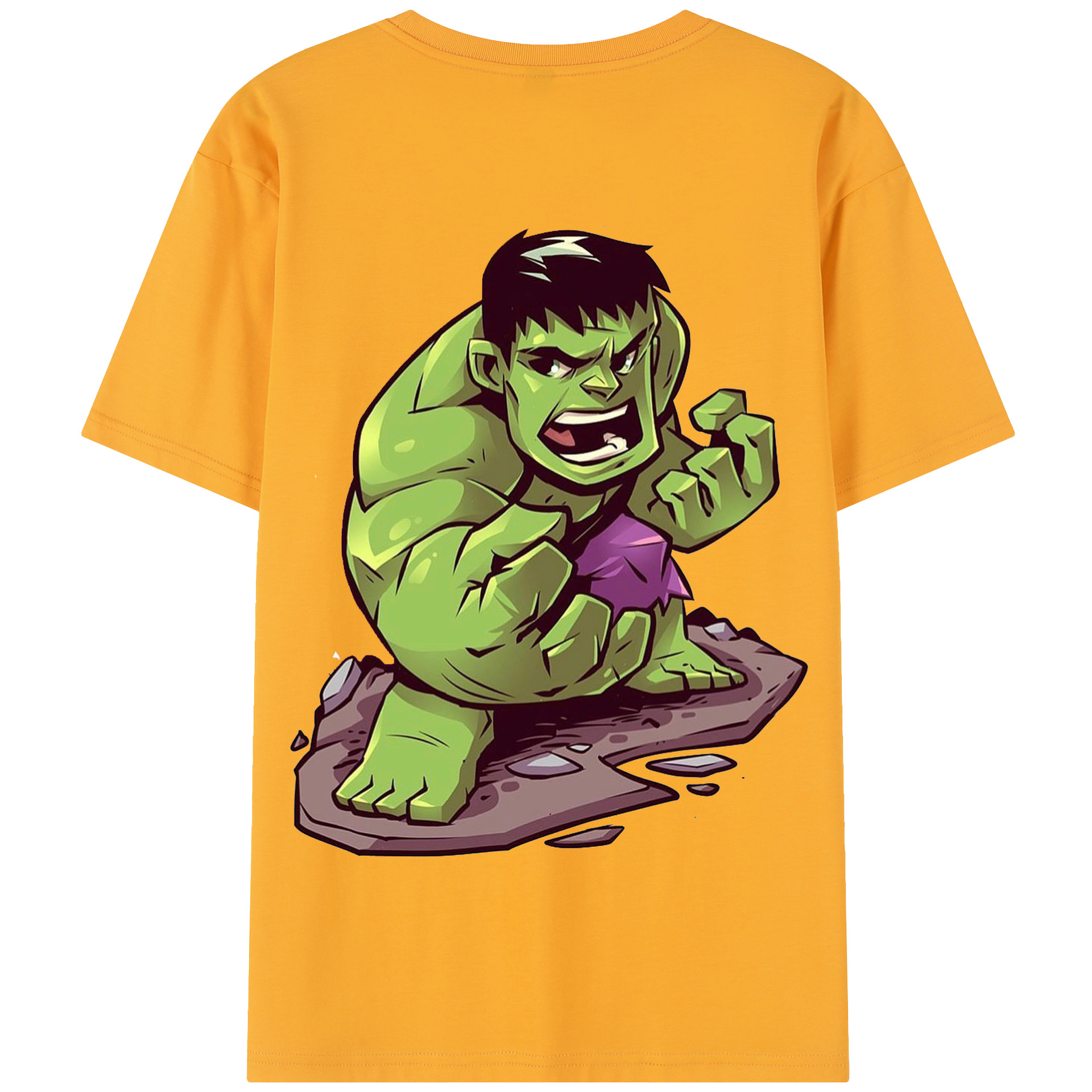 （画像用） アベンジャーズ The Avengers 綿100％半袖Tシャツ（背面プリント）