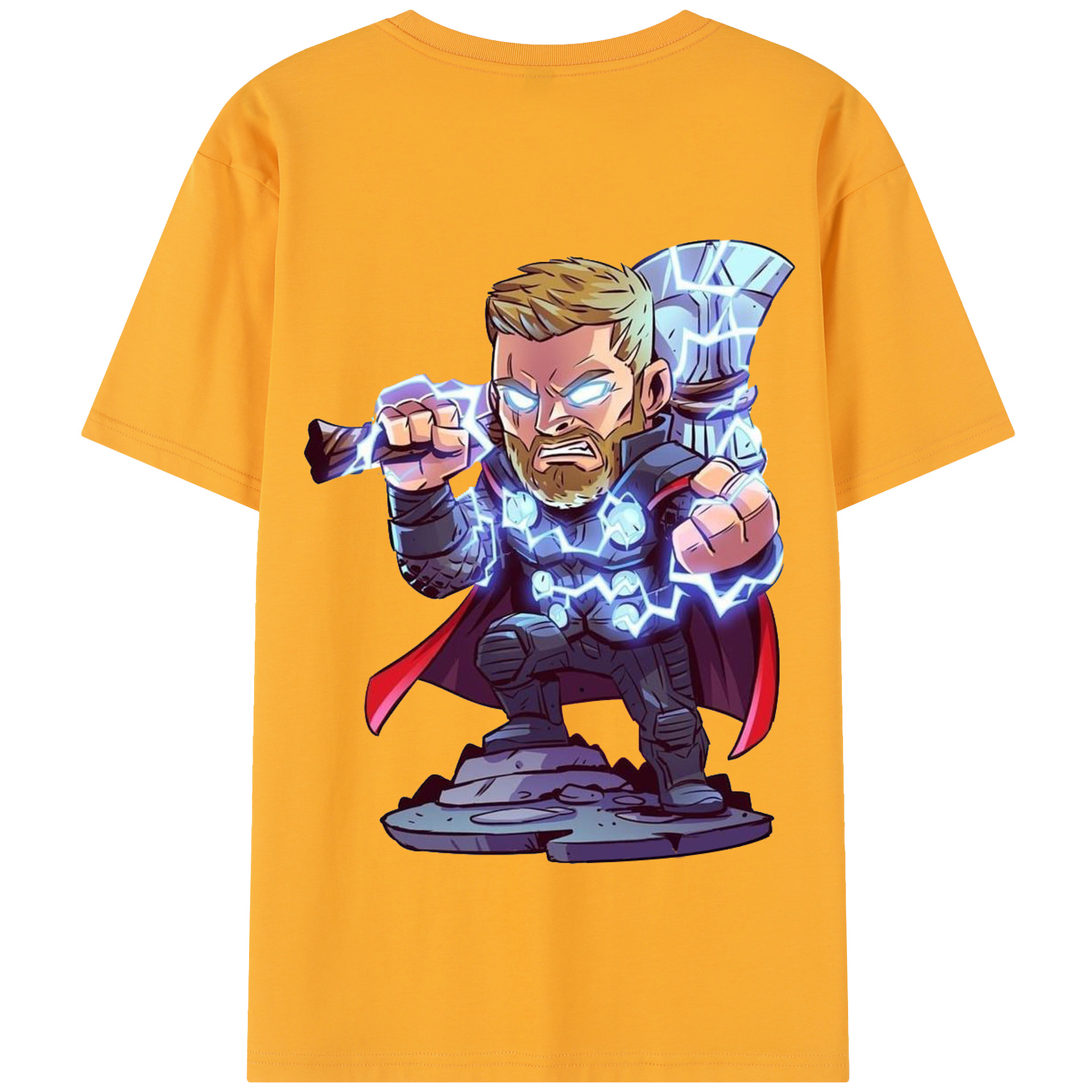 （画像用） アベンジャーズ The Avengers 綿100％半袖Tシャツ（背面プリント）