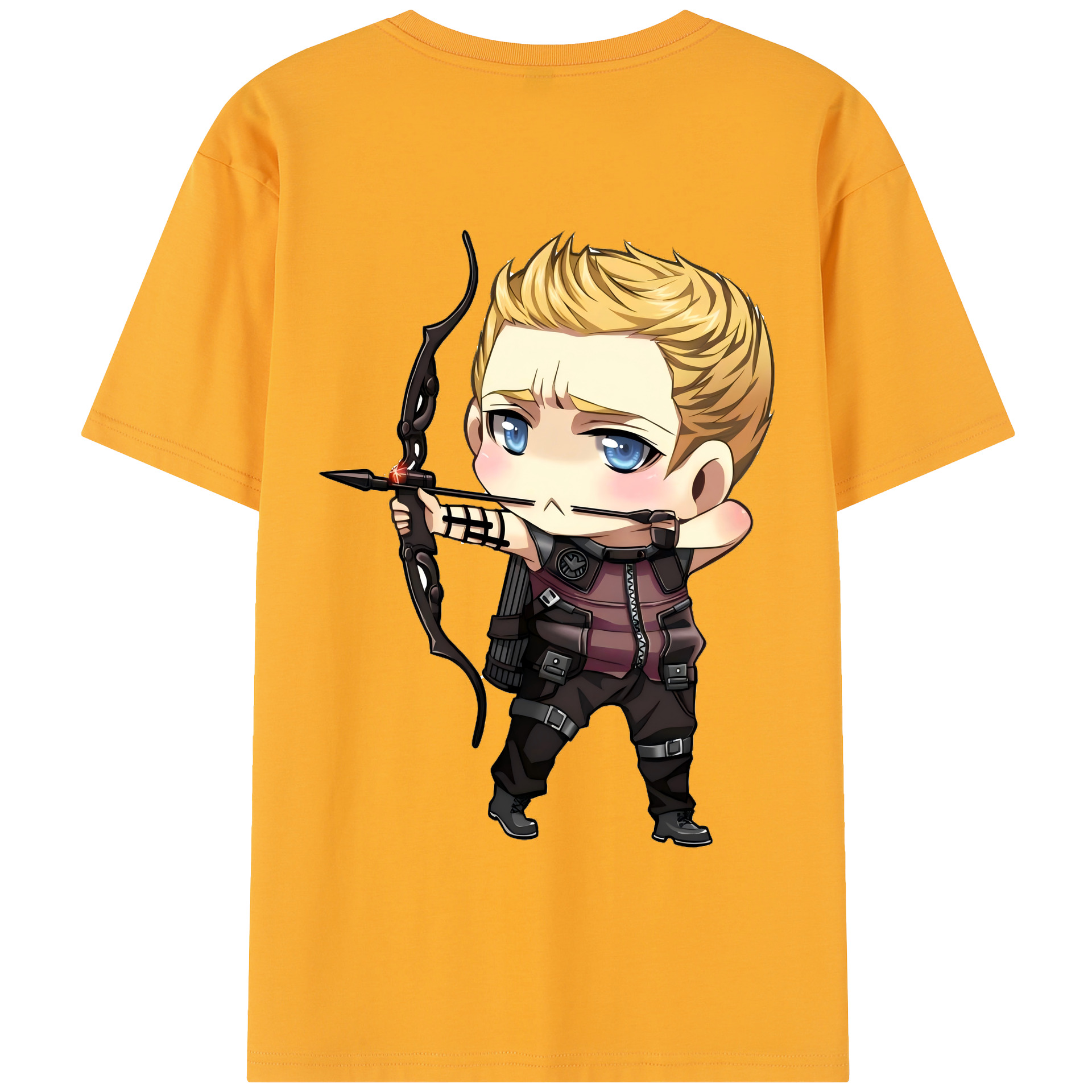 （画像用） アベンジャーズ The Avengers 綿100％半袖Tシャツ（背面プリント）
